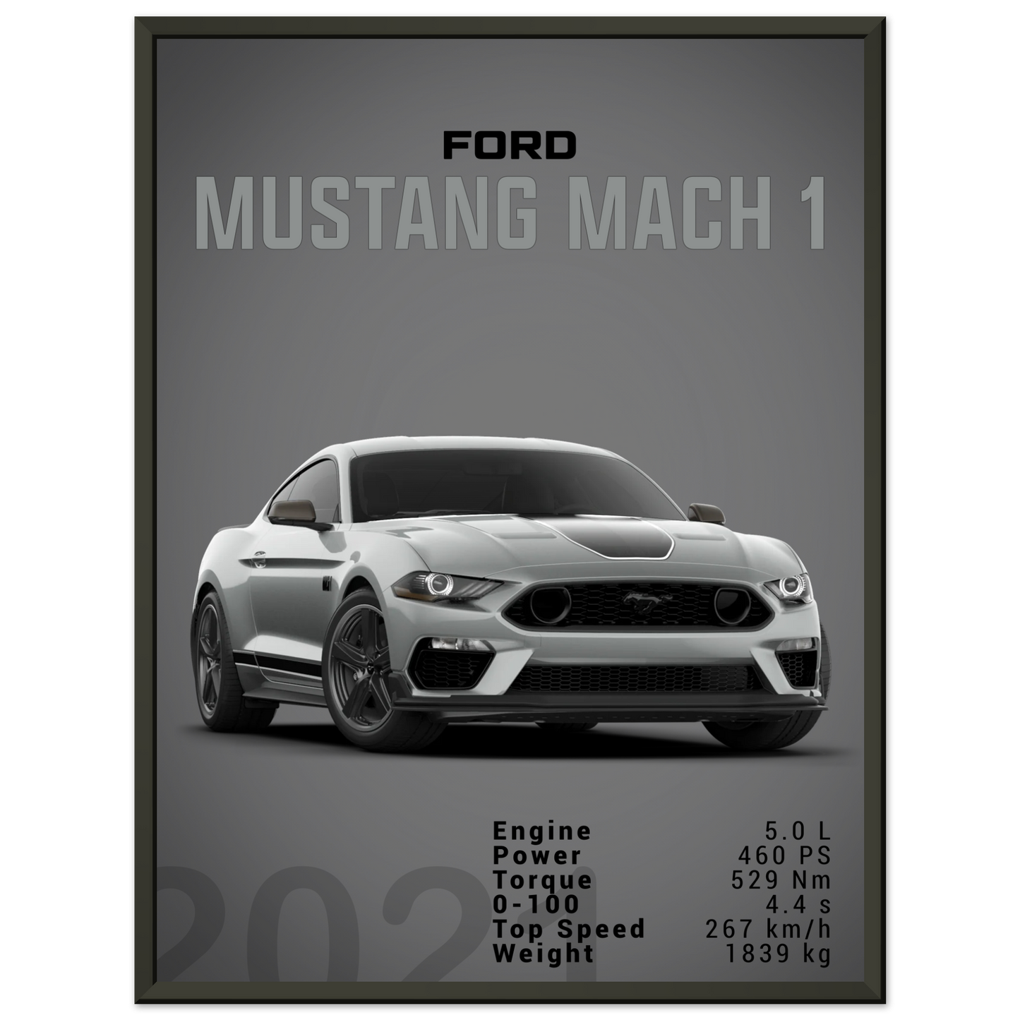 Ford Mustang 2021 S550 Mach1 (MUSTANG20D)