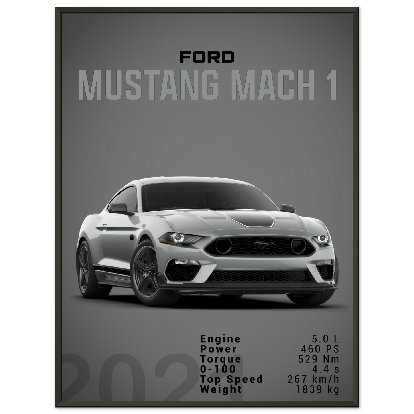 Ford Mustang 2021 S550 Mach1 (MUSTANG20D)