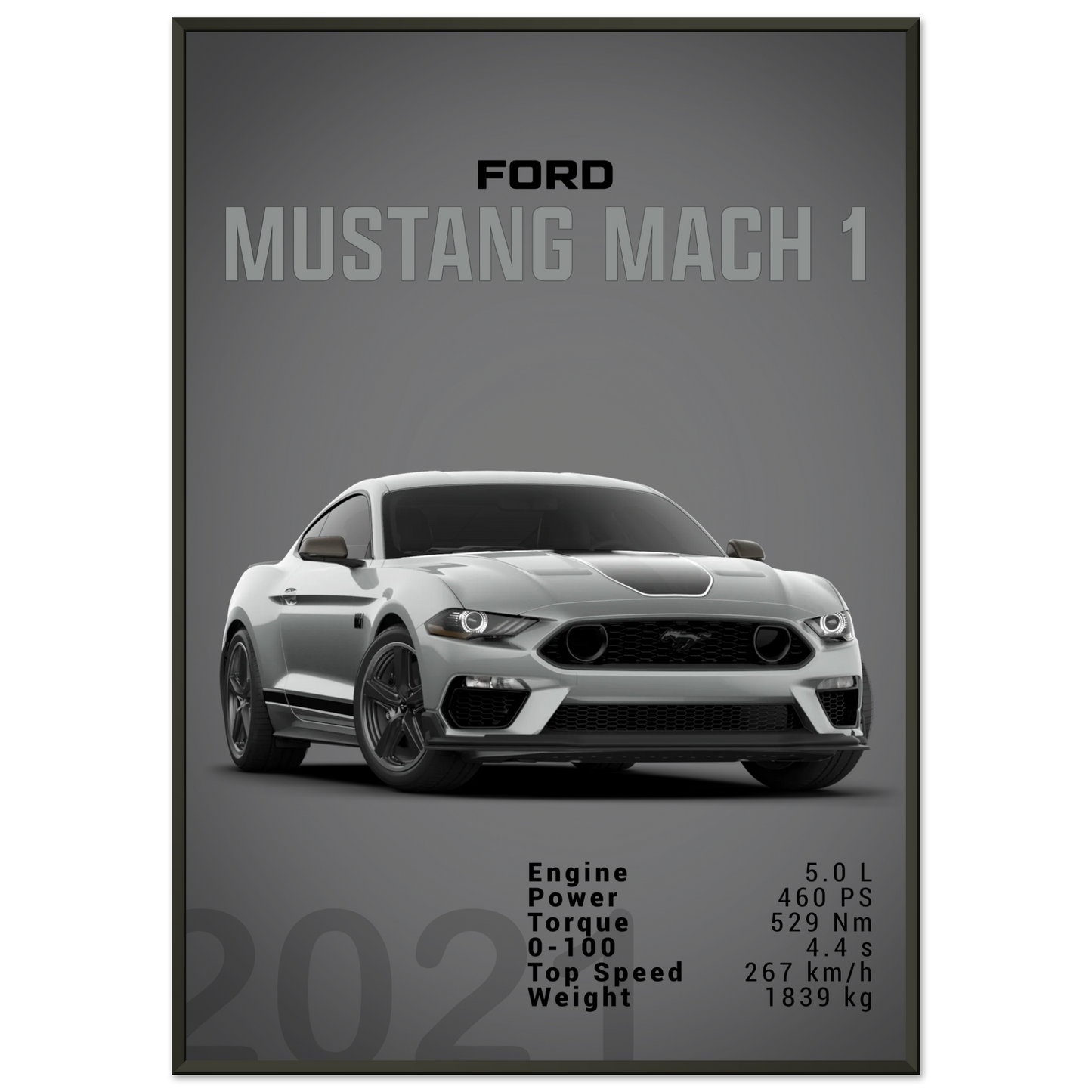 Ford Mustang 2021 S550 Mach1 (MUSTANG20D)