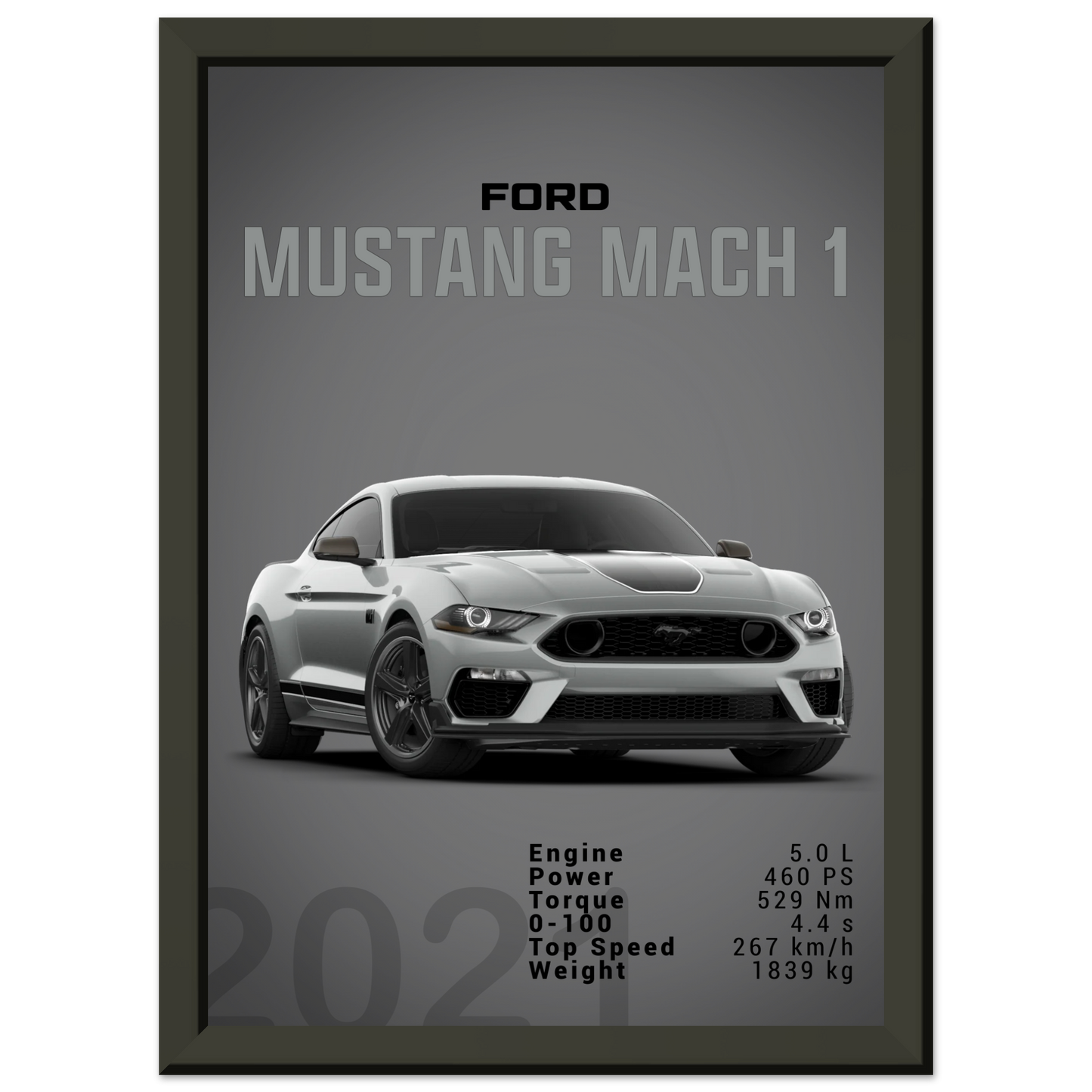 Ford Mustang 2021 S550 Mach1 (MUSTANG20D)