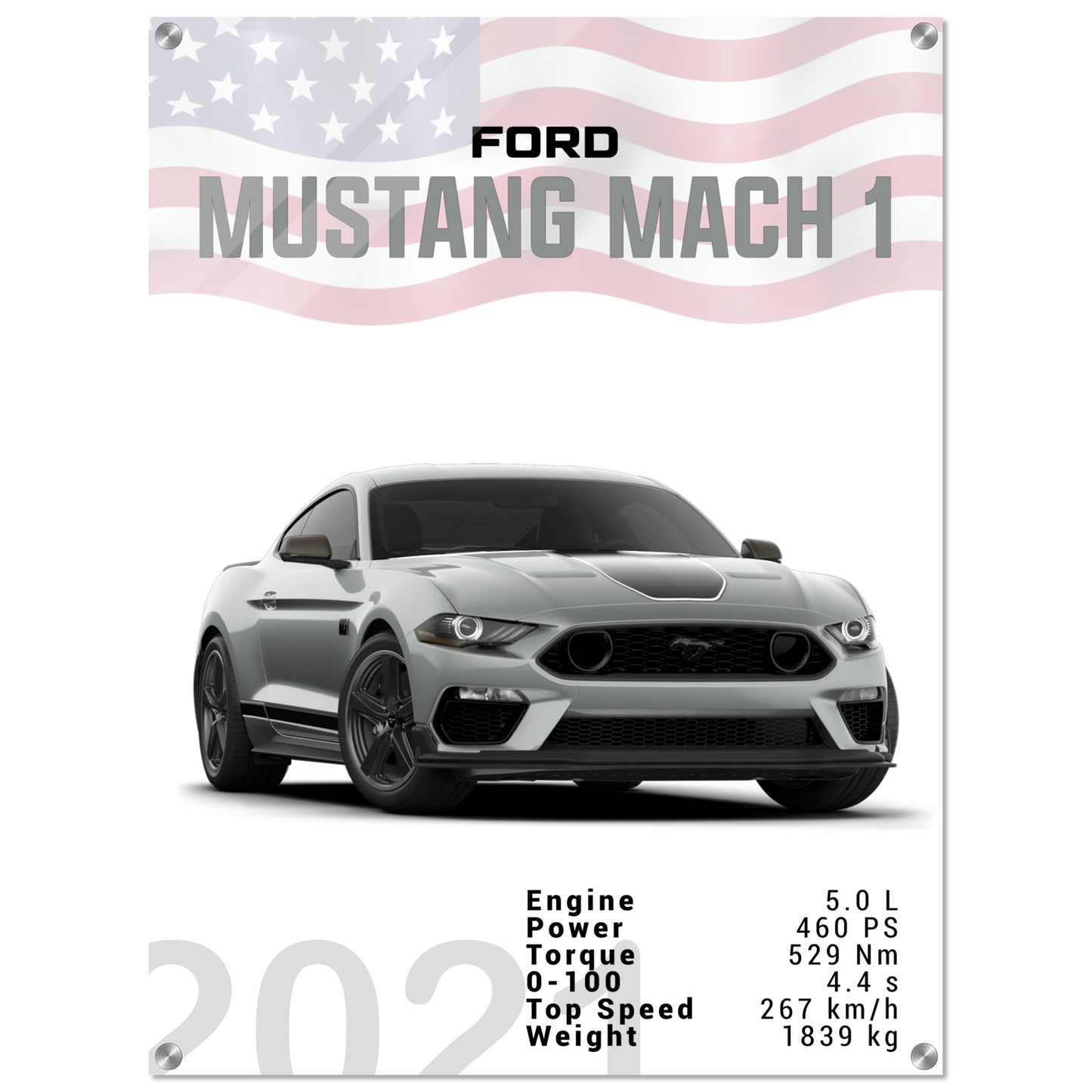 Ford Mustang 2021 S550 Mach1 (MUSTANG20)