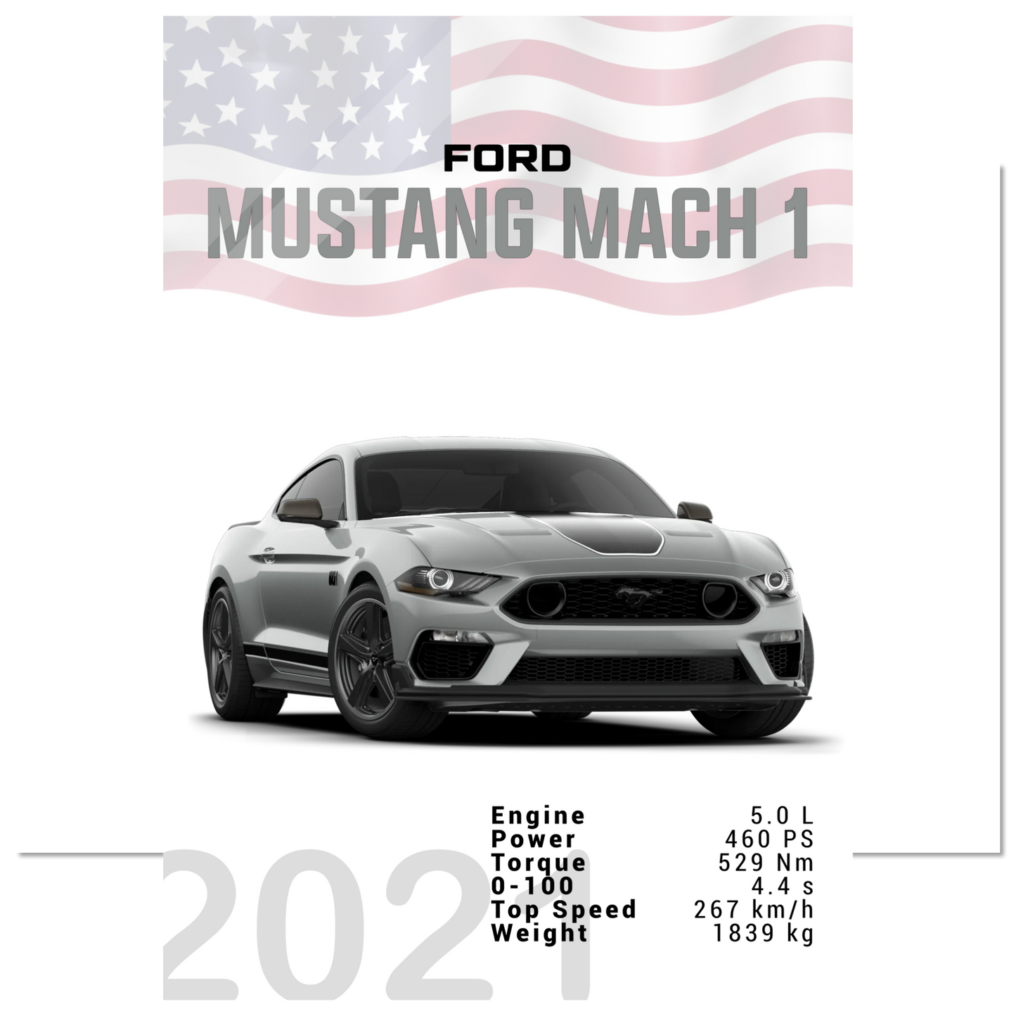 Ford Mustang 2021 S550 Mach1 (MUSTANG20)