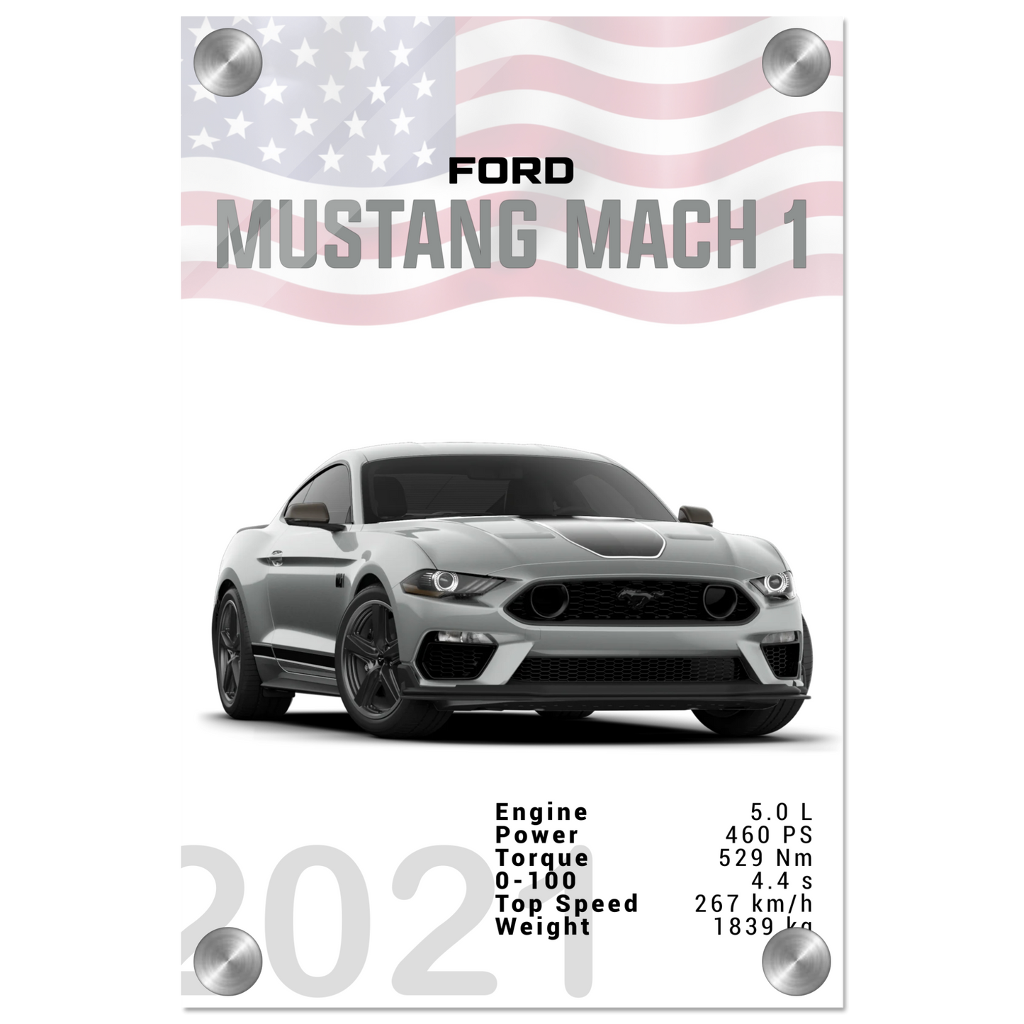Ford Mustang 2021 S550 Mach1 (MUSTANG20)