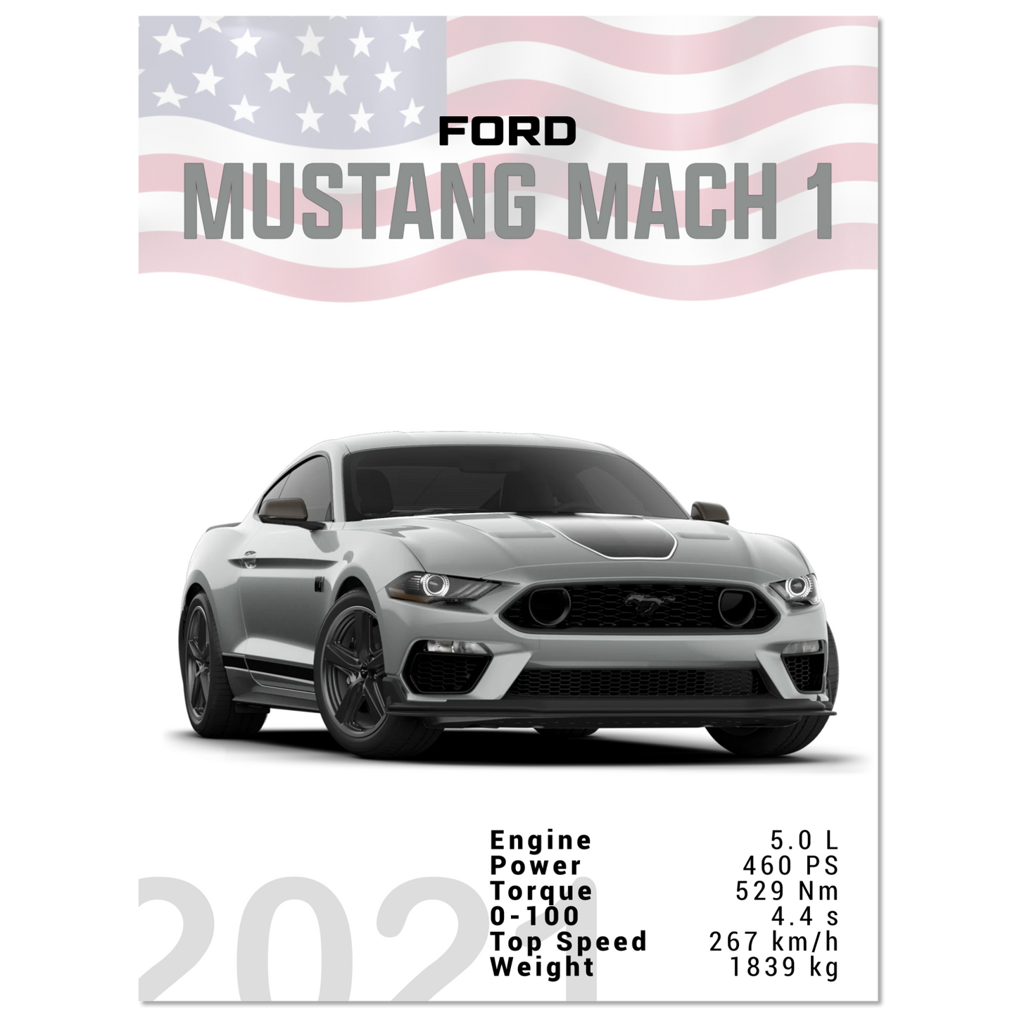 Ford Mustang 2021 S550 Mach1 (MUSTANG20)