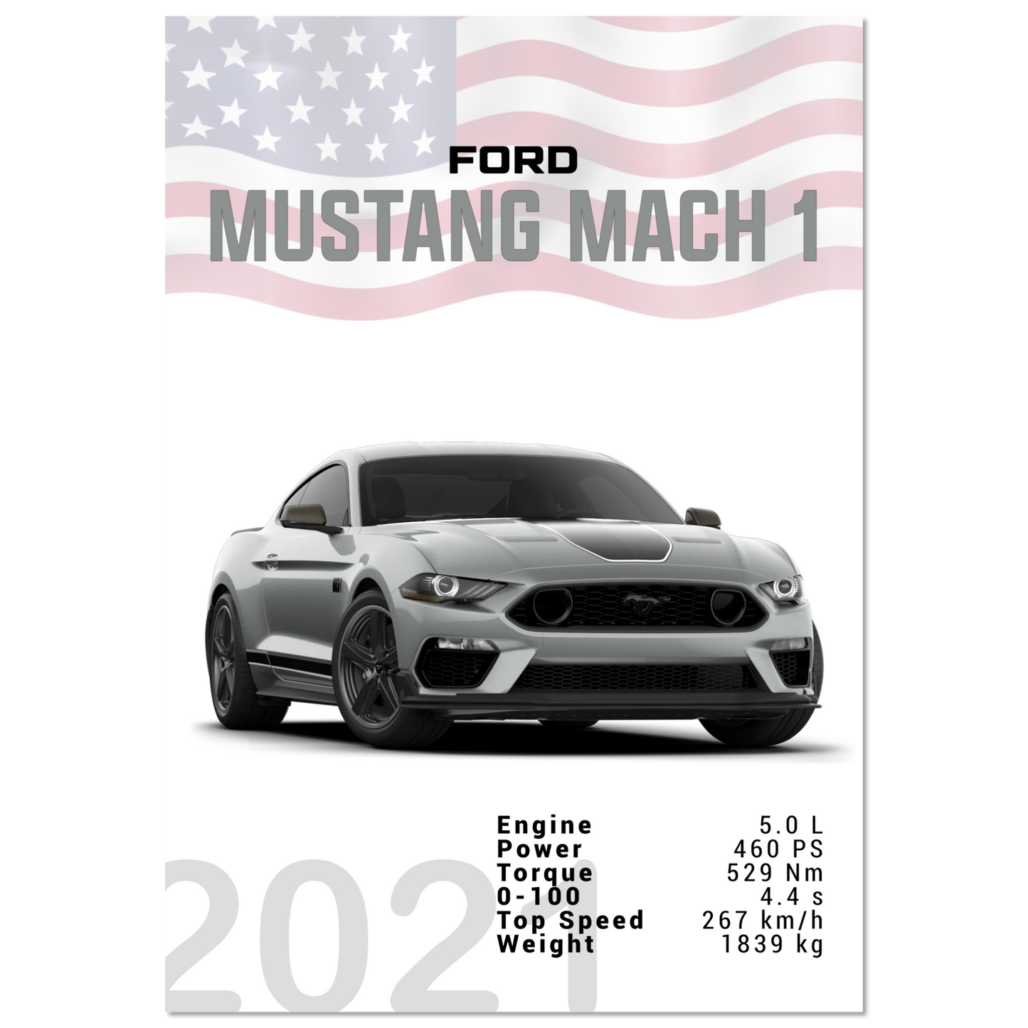 Ford Mustang 2021 S550 Mach1 (MUSTANG20)