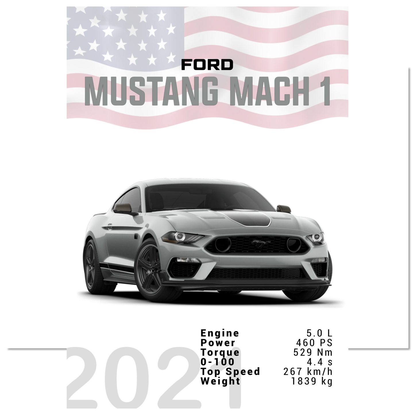 Ford Mustang 2021 S550 Mach1 (MUSTANG20)