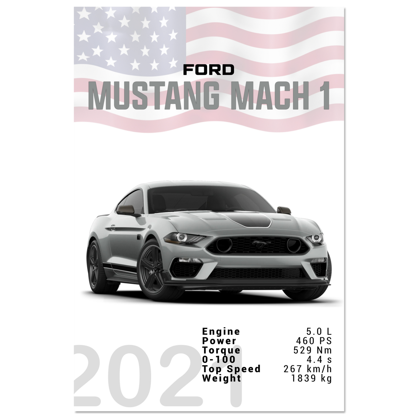 Ford Mustang 2021 S550 Mach1 (MUSTANG20)