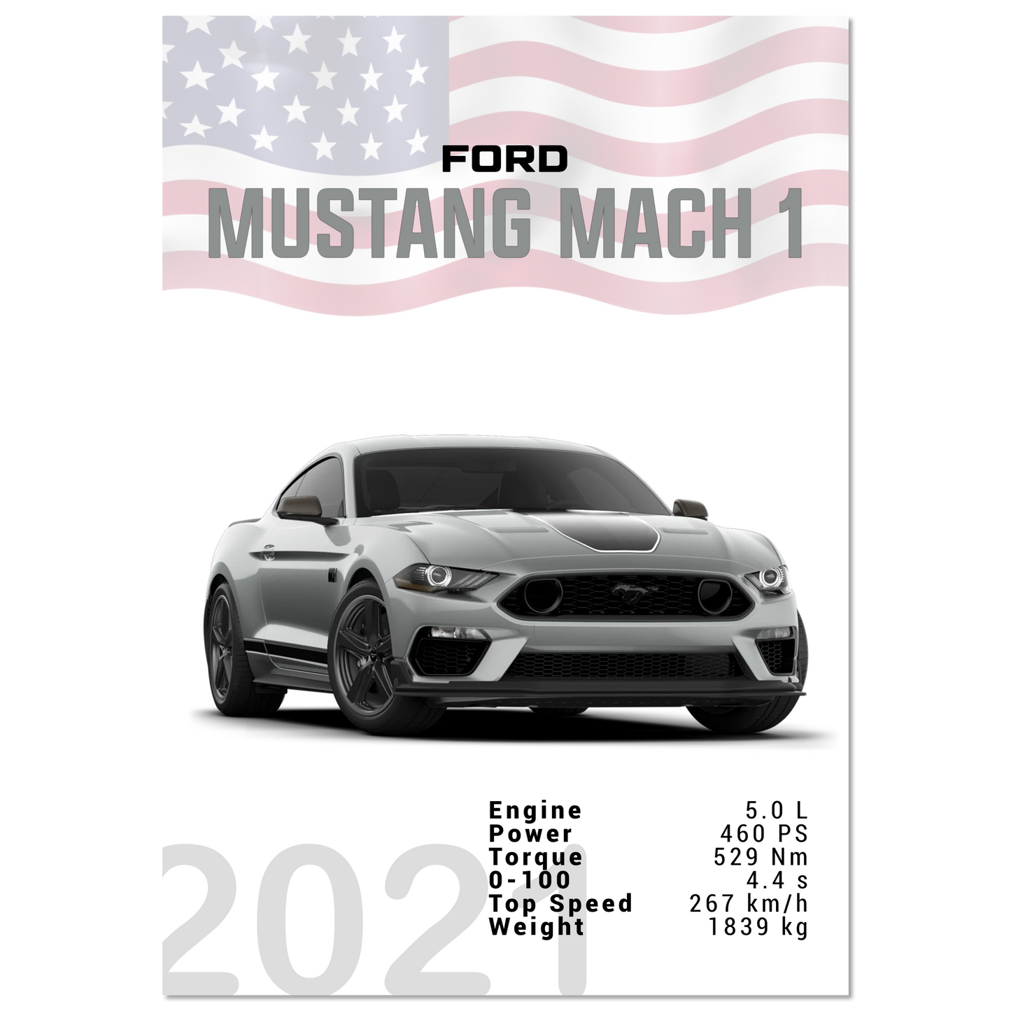 Ford Mustang 2021 S550 Mach1 (MUSTANG20)