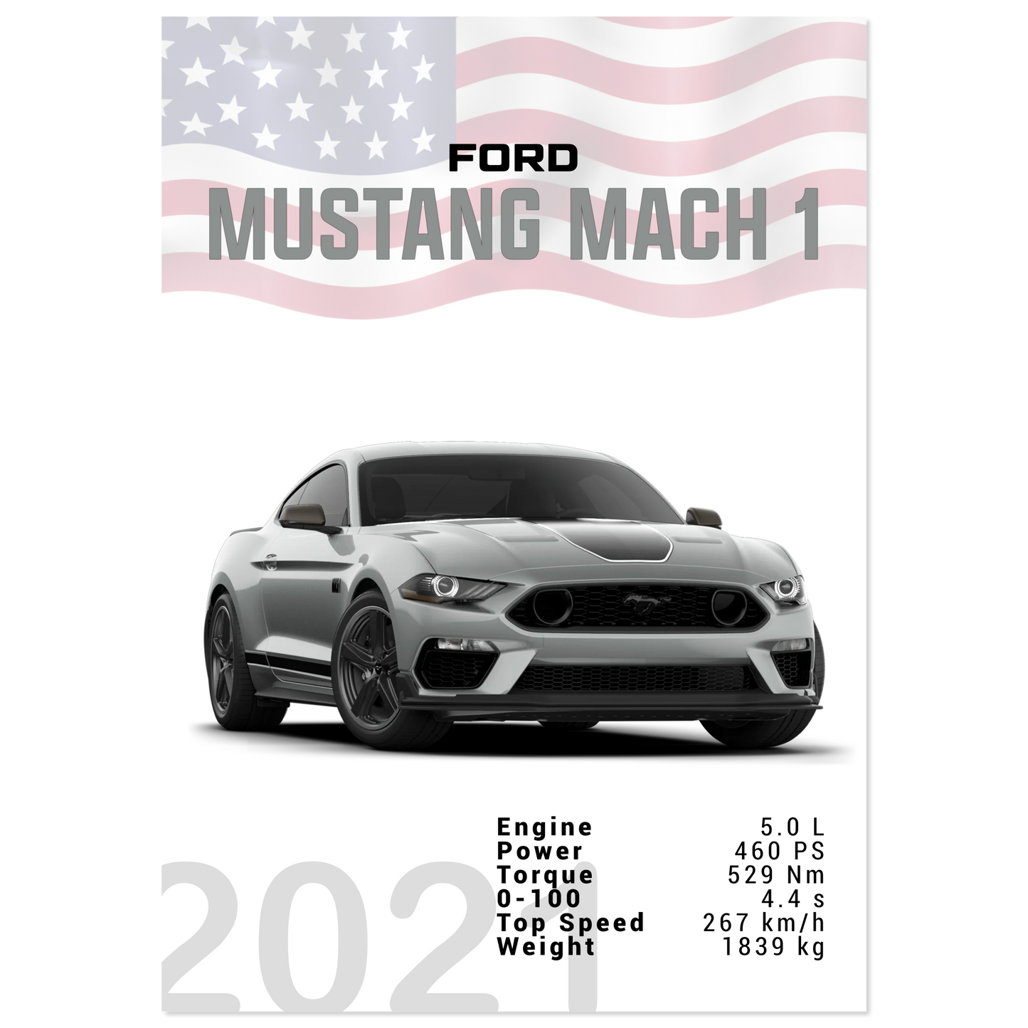 Ford Mustang 2021 S550 Mach1 (MUSTANG20)