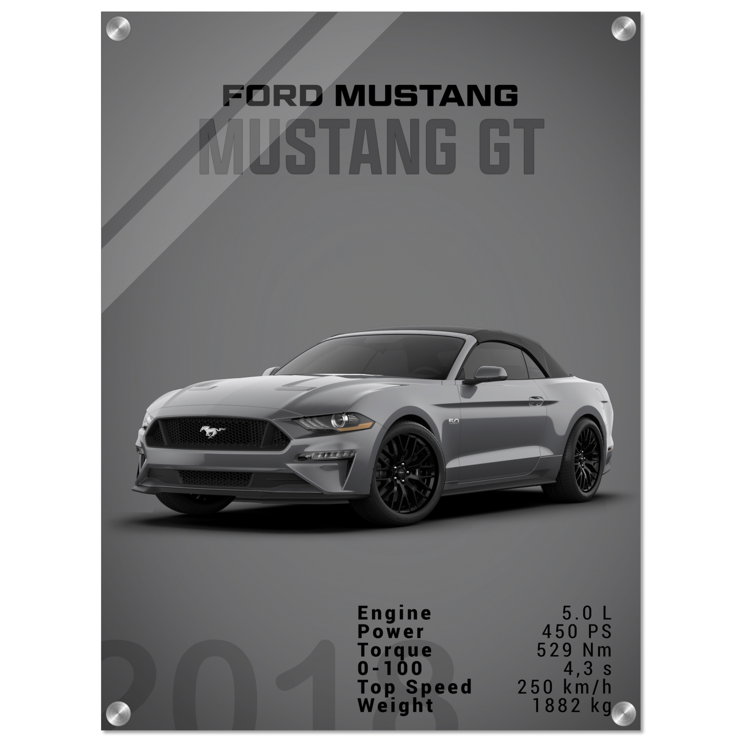 Ford Mustang 2018 Convertible (MUSTANG26D)