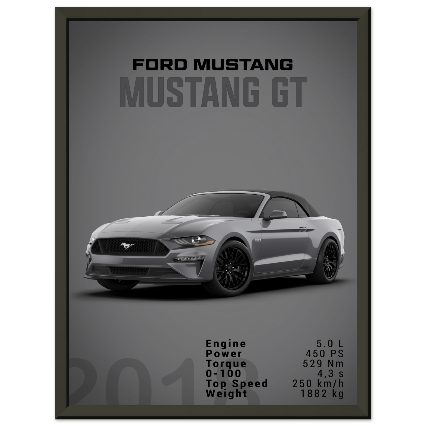 Ford Mustang 2018 Convertible (MUSTANG26D)