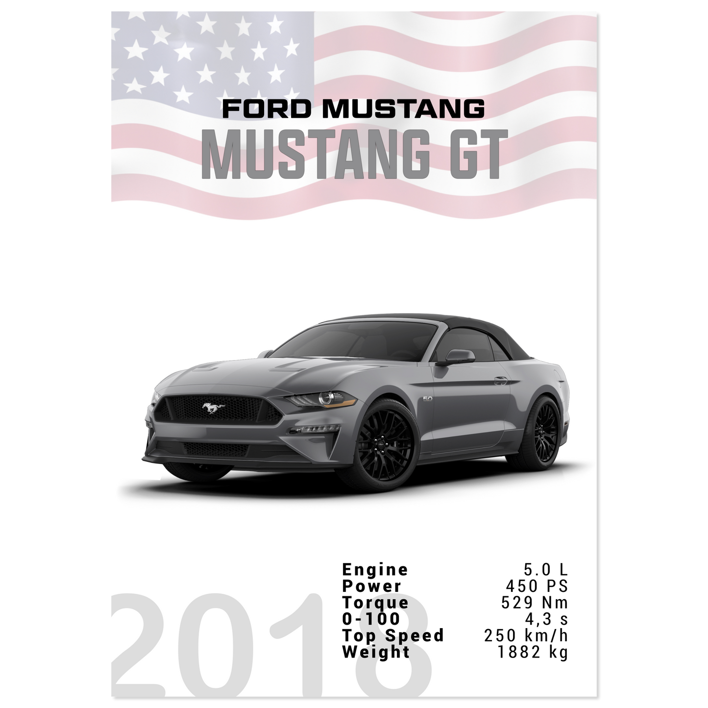 Ford Mustang 2018 Convertible (MUSTANG26)