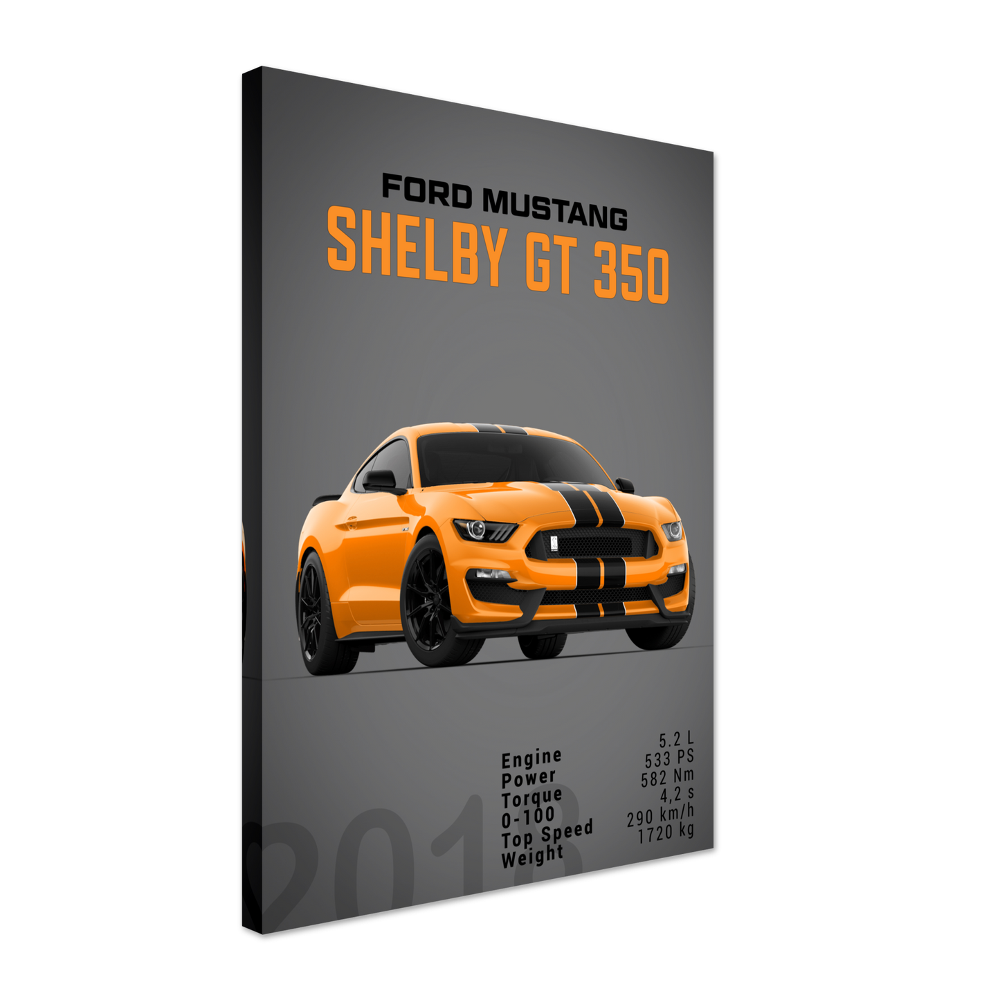 Ford Mustang 2018 Shelby GT350 S550 (MUSTANG27D)