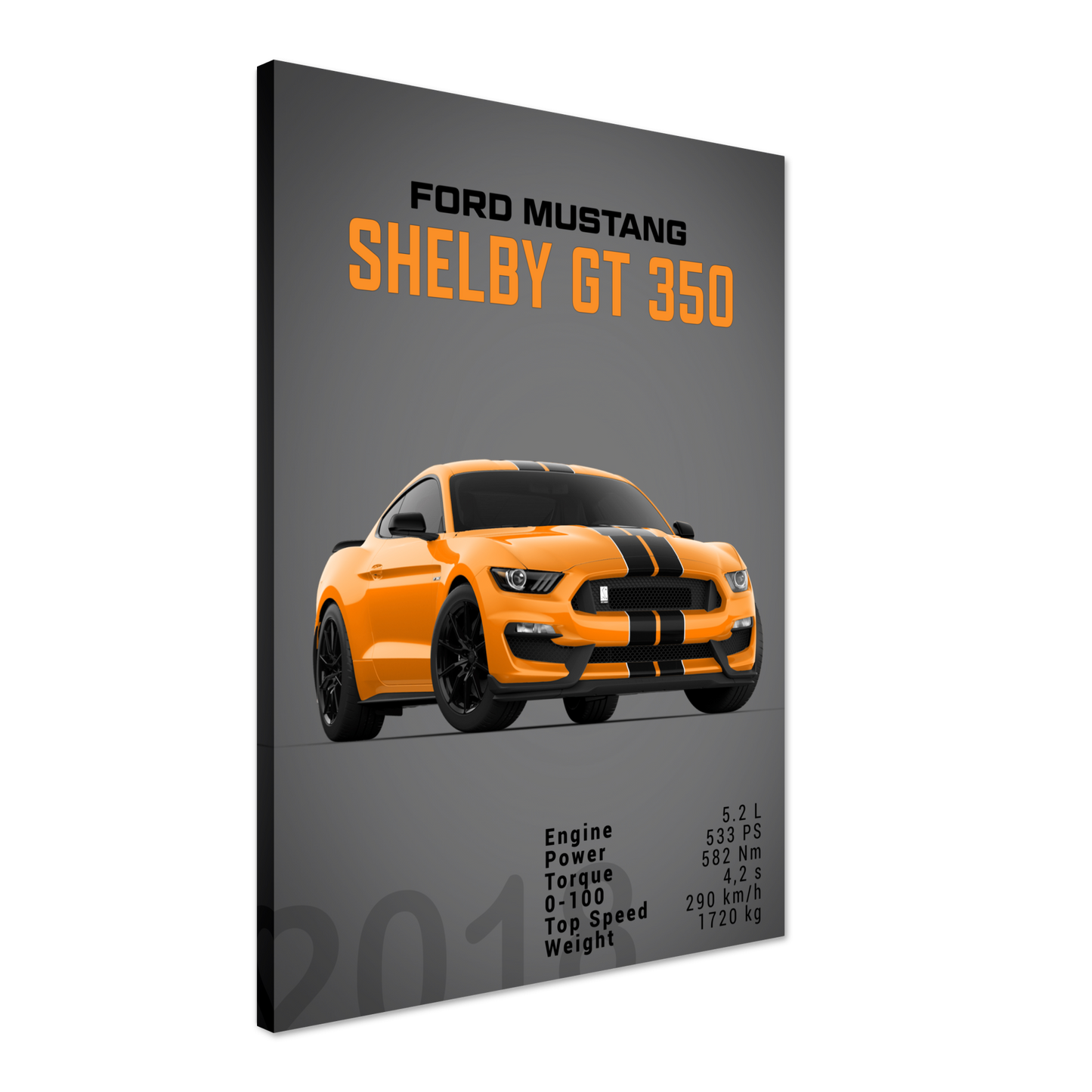Ford Mustang 2018 Shelby GT350 S550 (MUSTANG27D)