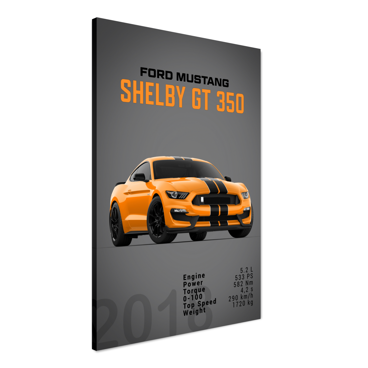 Ford Mustang 2018 Shelby GT350 S550 (MUSTANG27D)