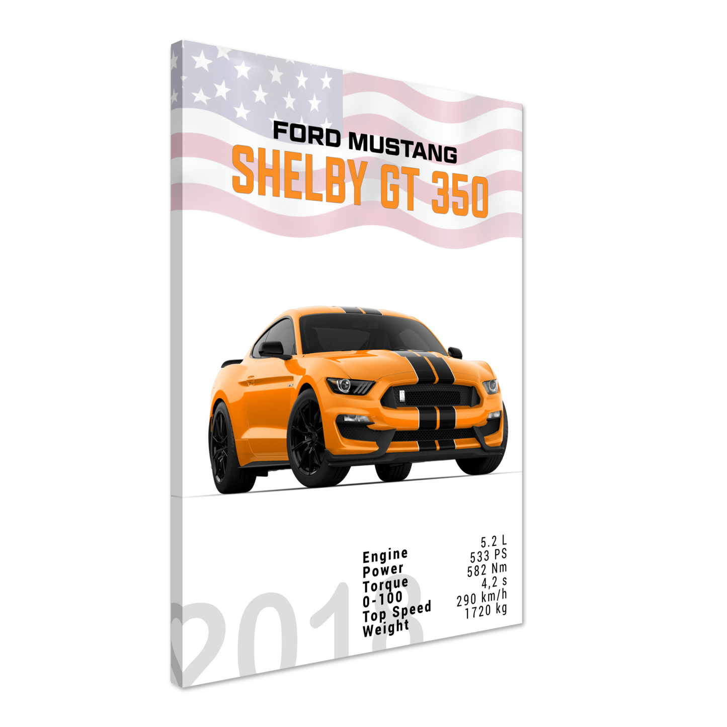 Ford Mustang 2018 Shelby GT350 S550 (MUSTANG27)