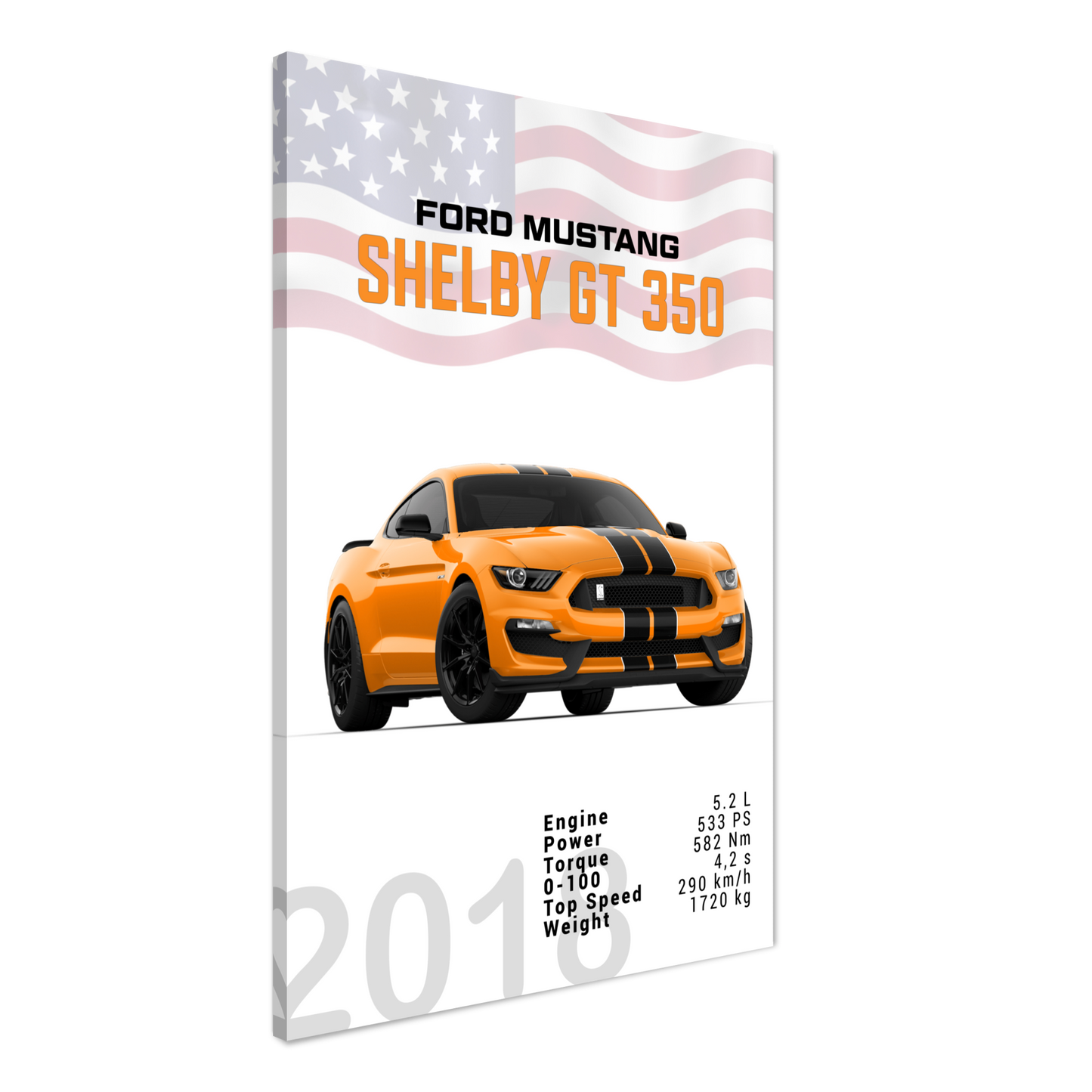 Ford Mustang 2018 Shelby GT350 S550 (MUSTANG27)