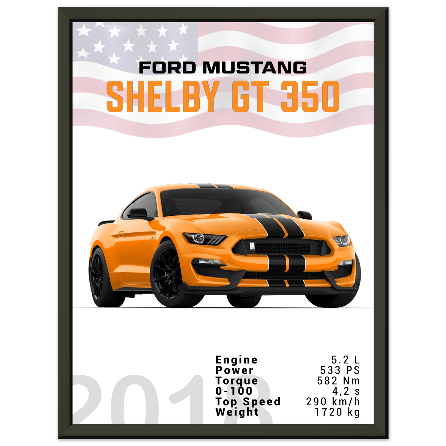 Ford Mustang 2018 Shelby GT350 S550 (MUSTANG27)