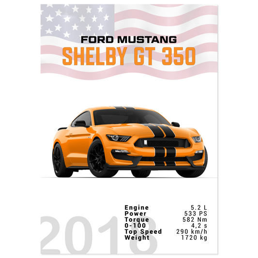Ford Mustang 2018 Shelby GT350 S550 (MUSTANG27)