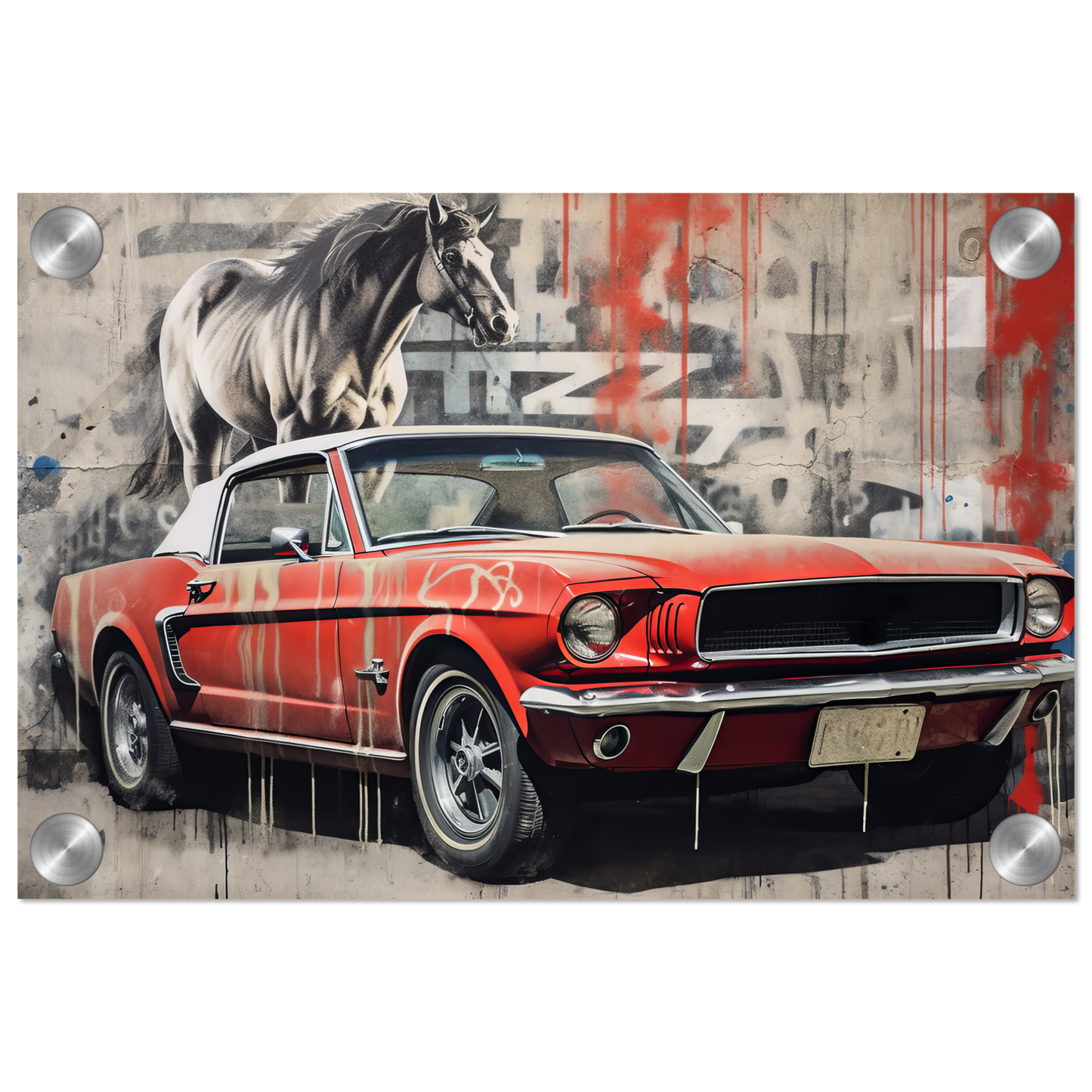 Ford Mustang 1966 Street-Art (MUSTANG28)
