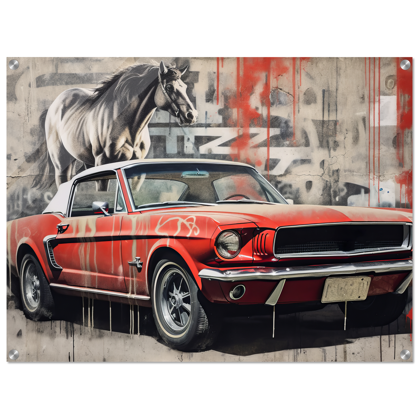 Ford Mustang 1966 Street-Art (MUSTANG28)