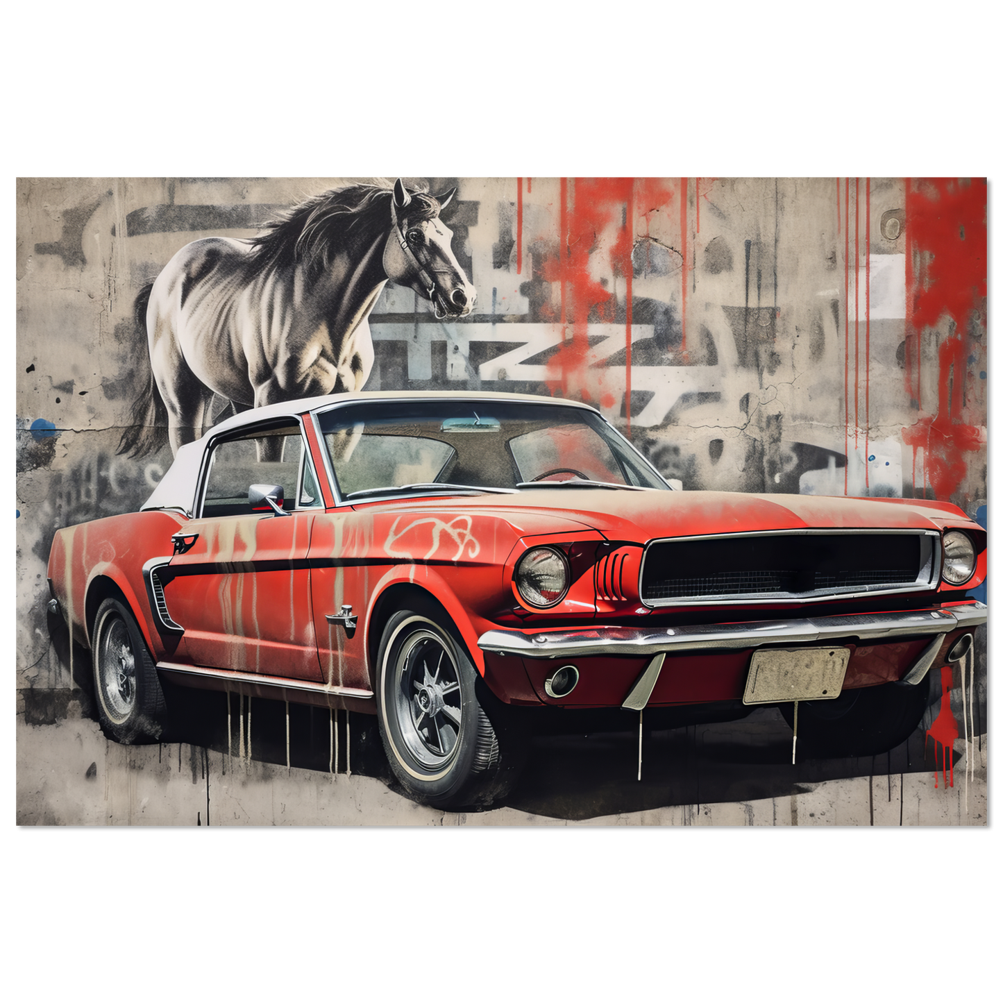 Ford Mustang 1966 Street-Art (MUSTANG28)