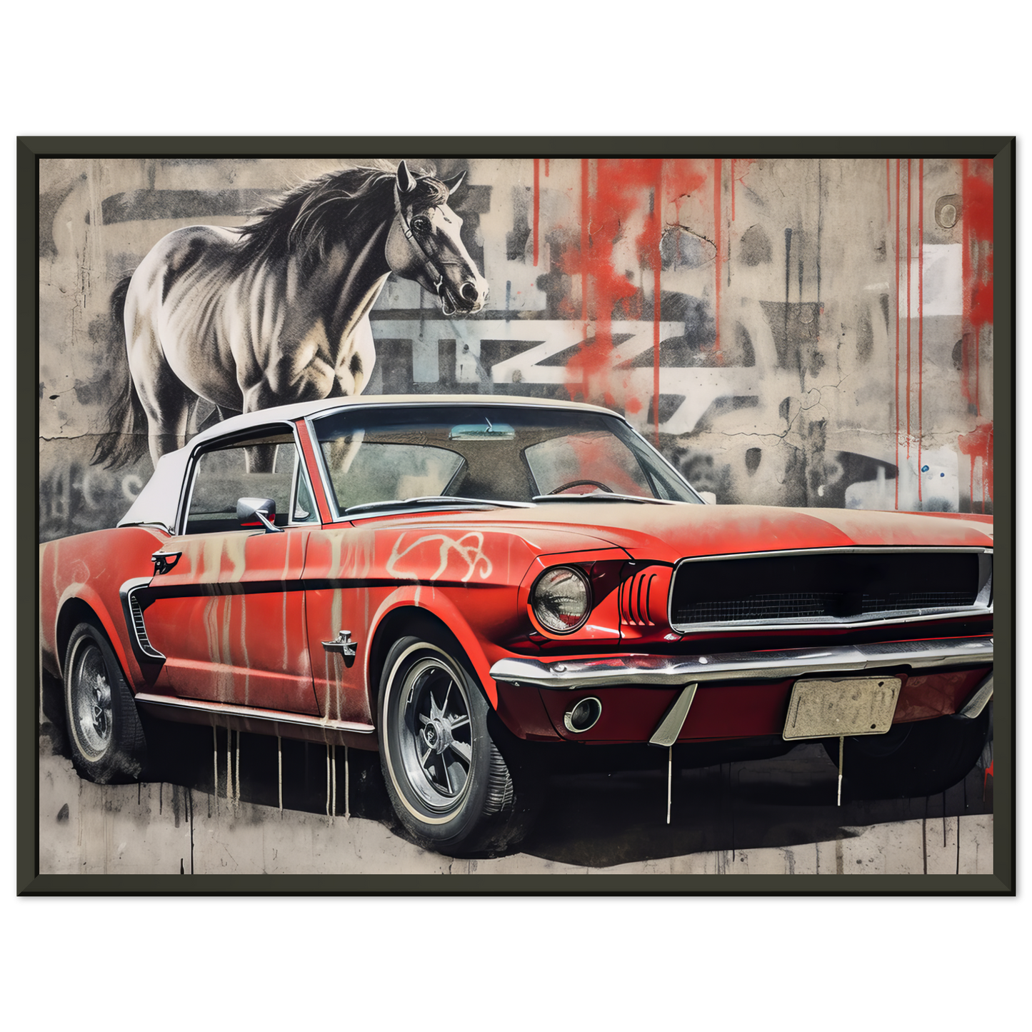 Ford Mustang 1966 Street-Art (MUSTANG28)