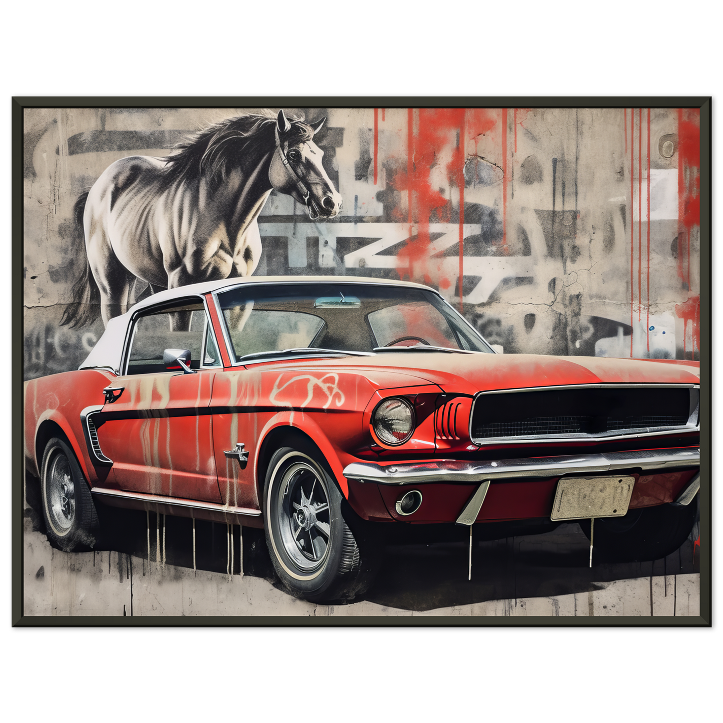 Ford Mustang 1966 Street-Art (MUSTANG28)