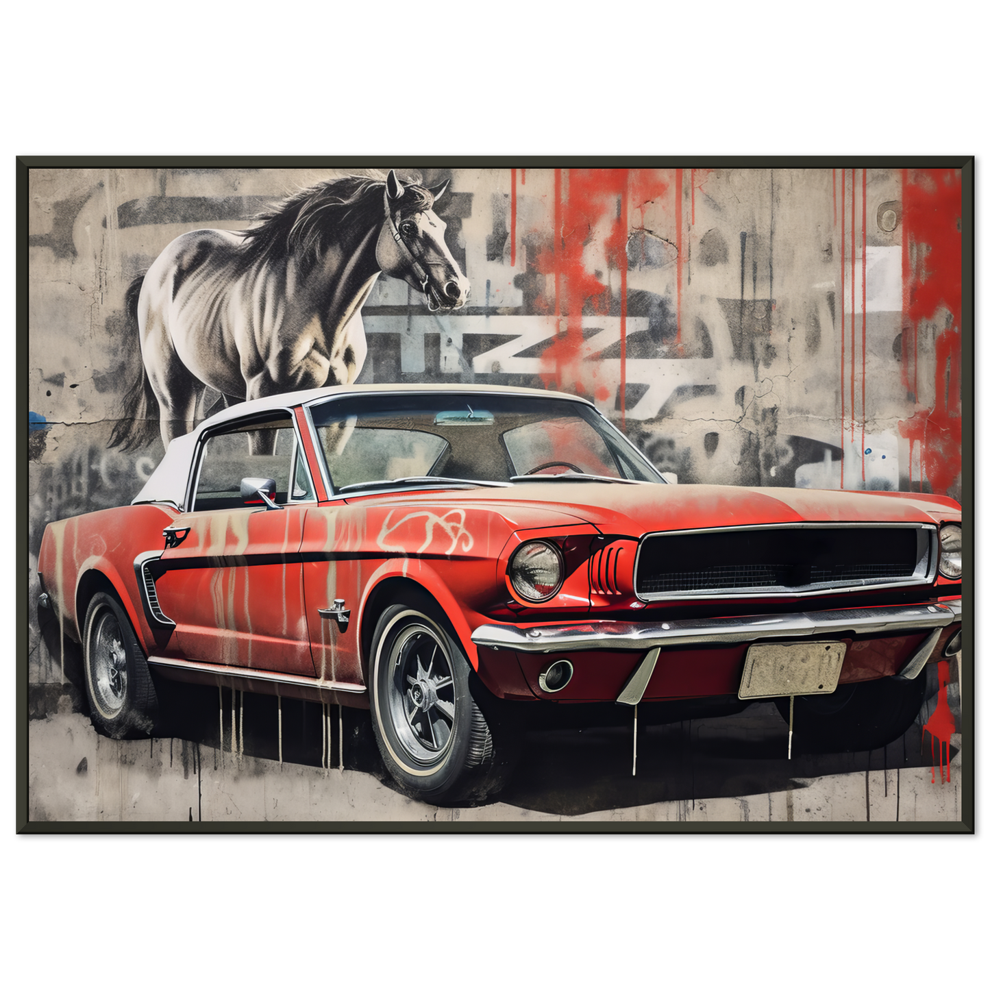 Ford Mustang 1966 Street-Art (MUSTANG28)