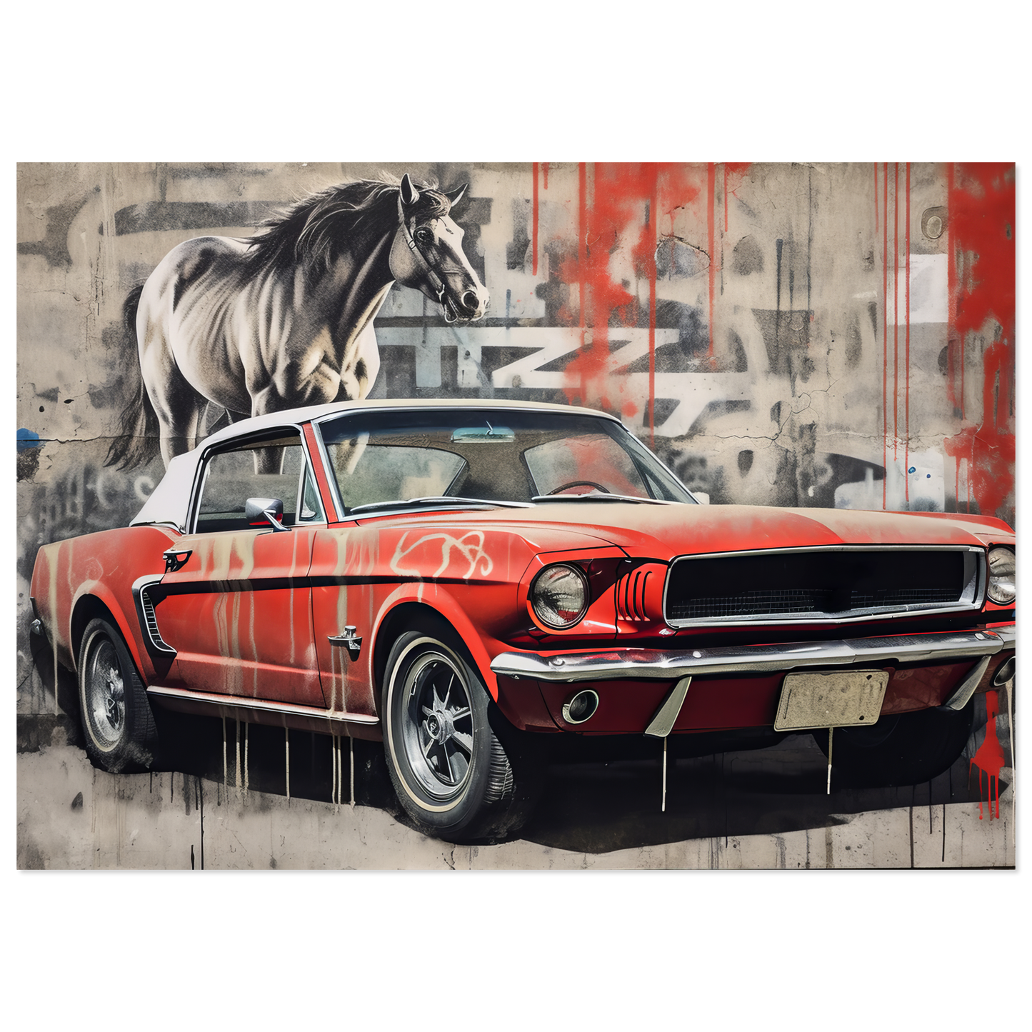 Ford Mustang 1966 Street-Art (MUSTANG28)