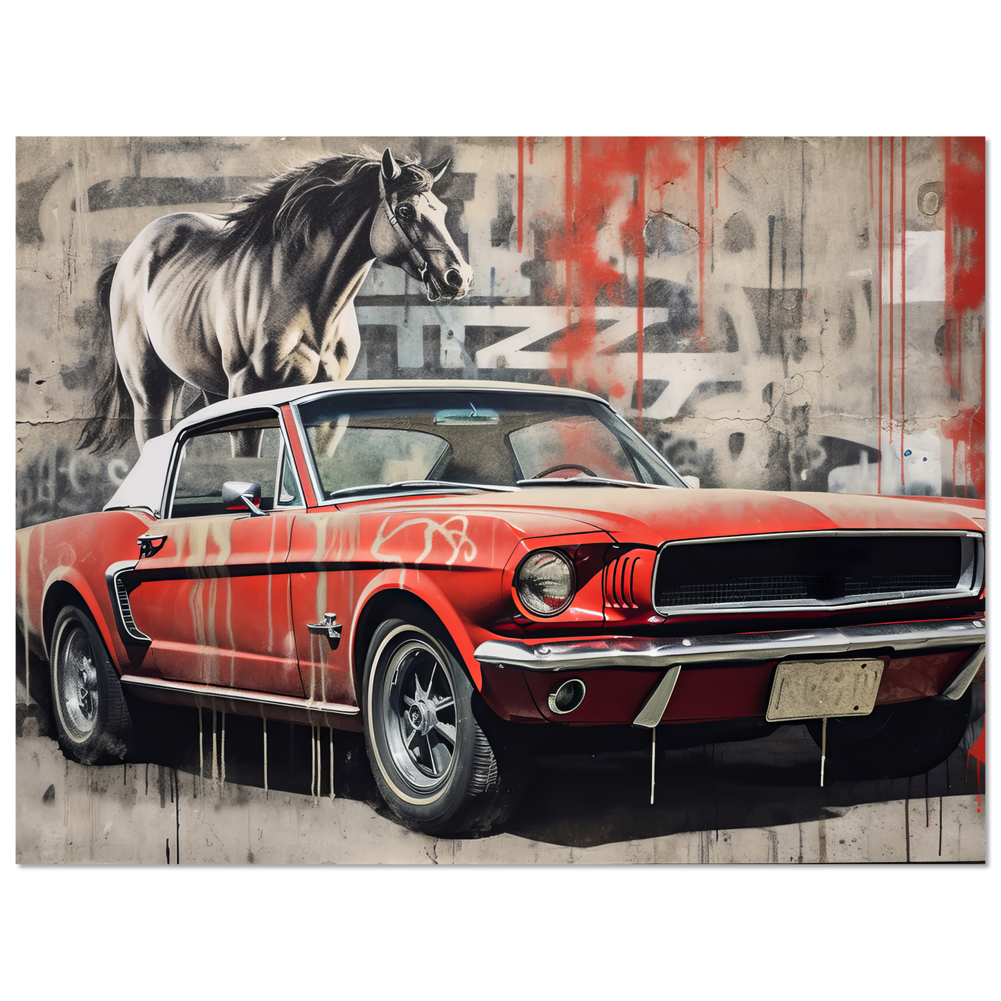 Ford Mustang 1966 Street-Art (MUSTANG28)