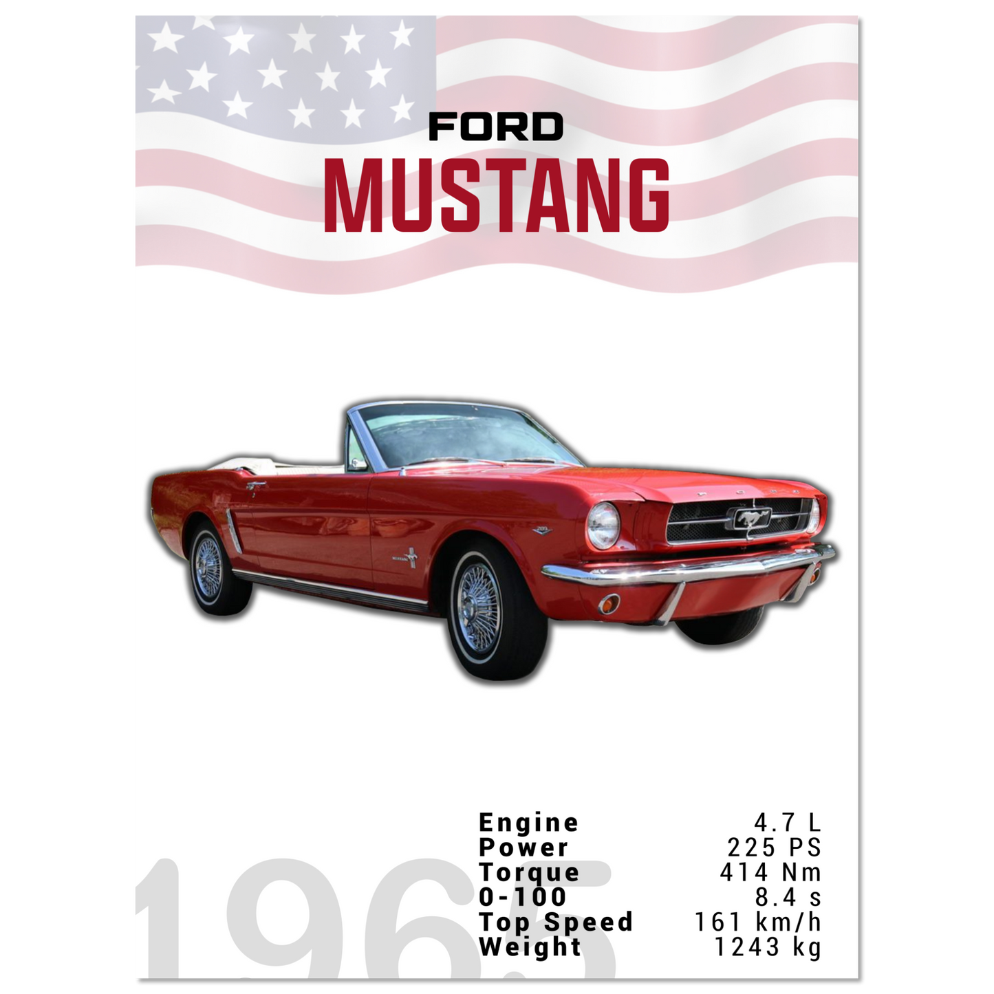 Ford Mustang 1965 Convertible (MUSTANG11)