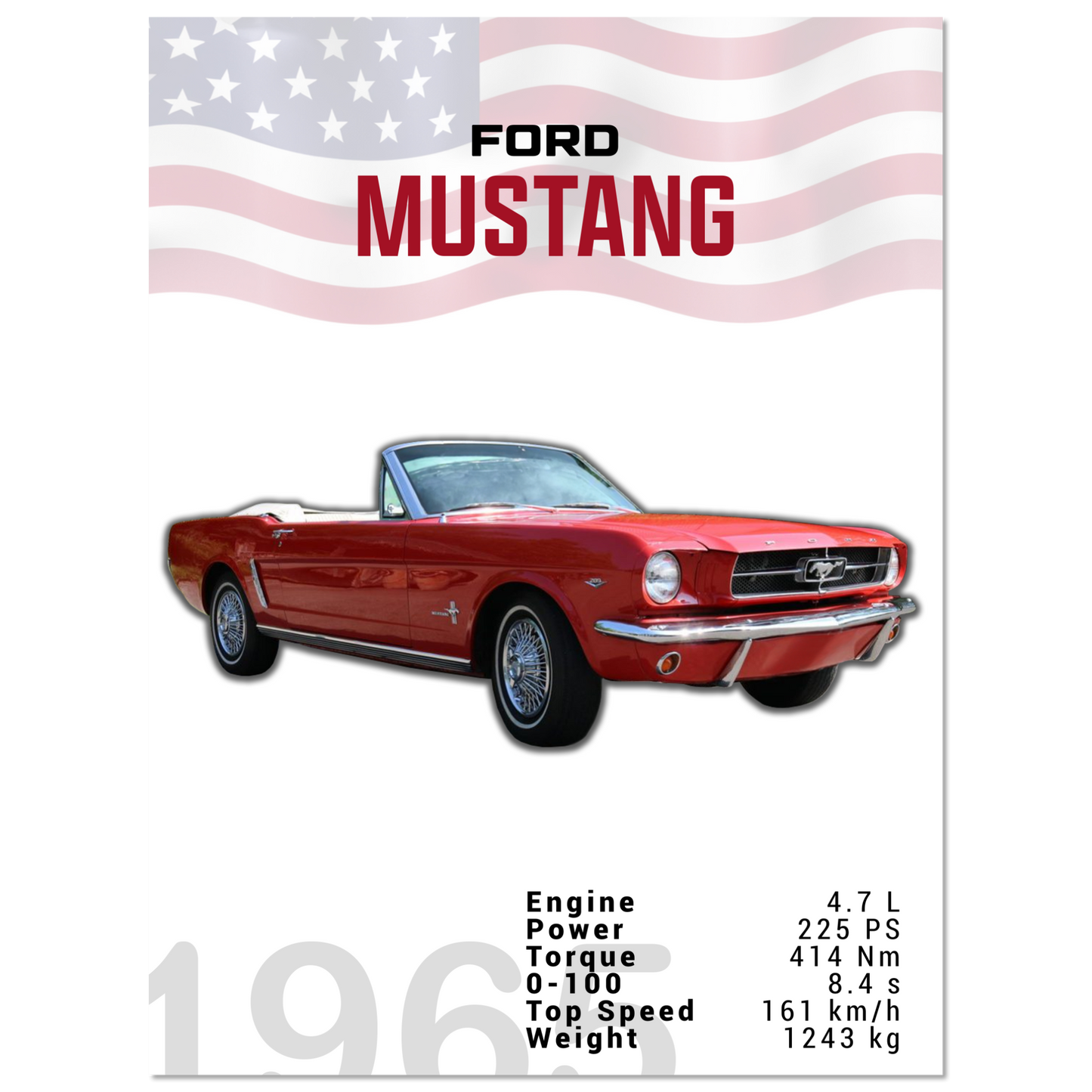 Ford Mustang 1965 Convertible (MUSTANG11)