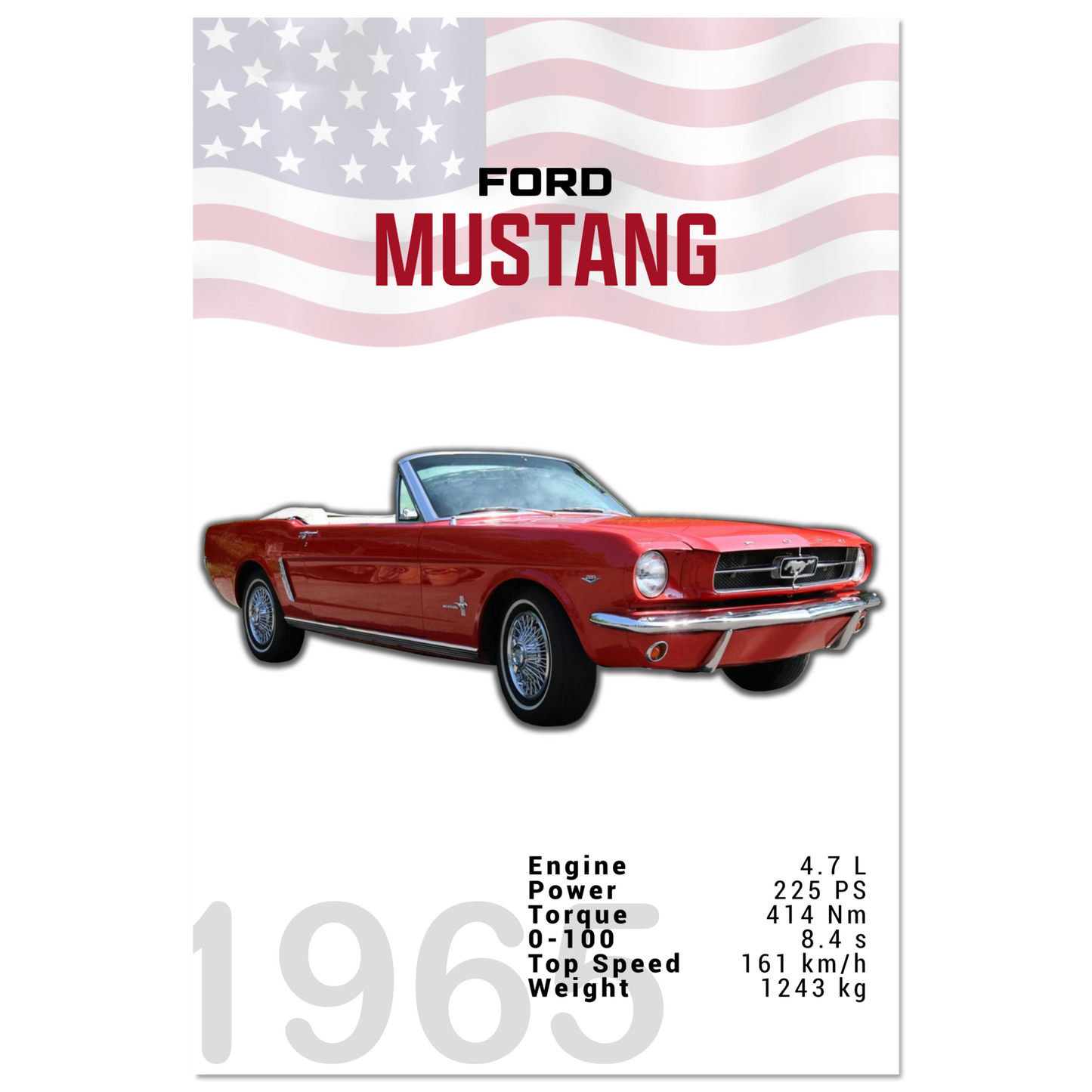Ford Mustang 1965 Convertible (MUSTANG11)