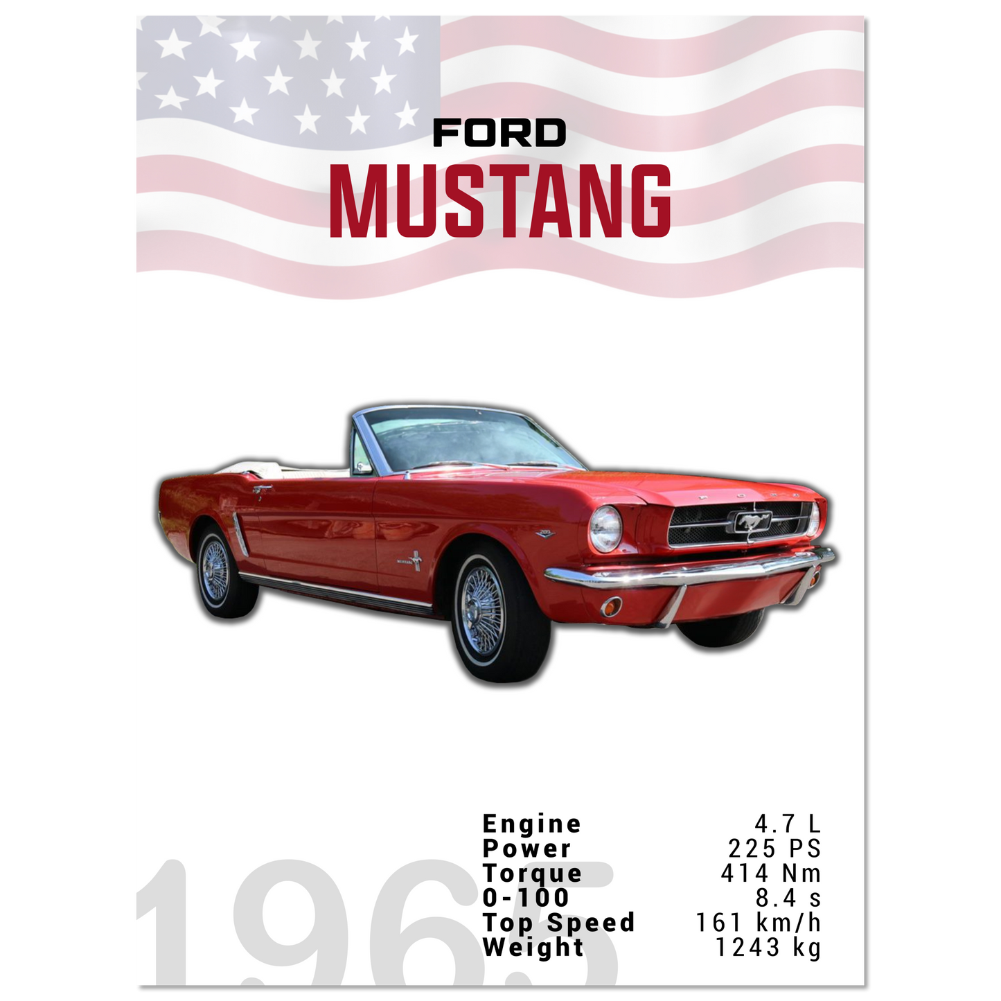 Ford Mustang 1965 Convertible (MUSTANG11)