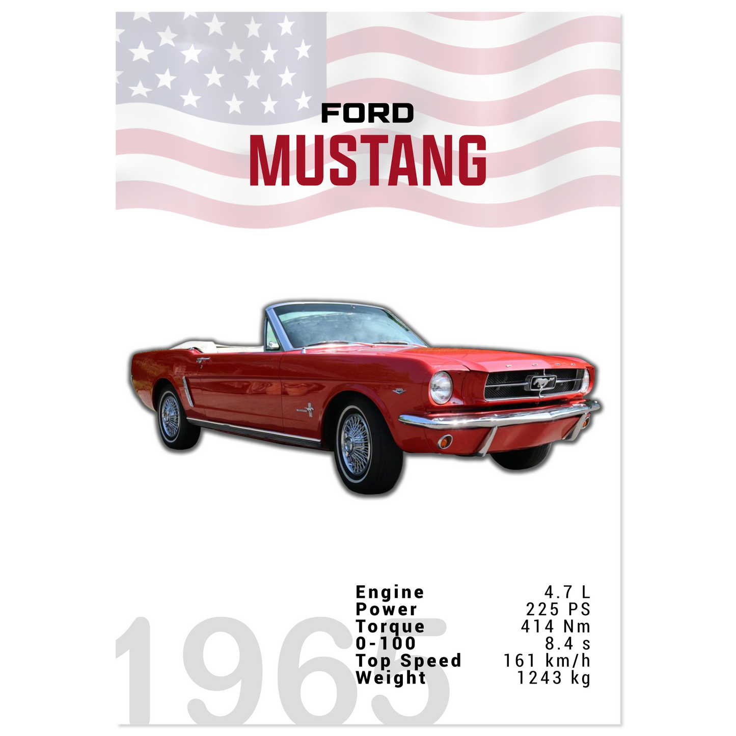 Ford Mustang 1965 Convertible (MUSTANG11)
