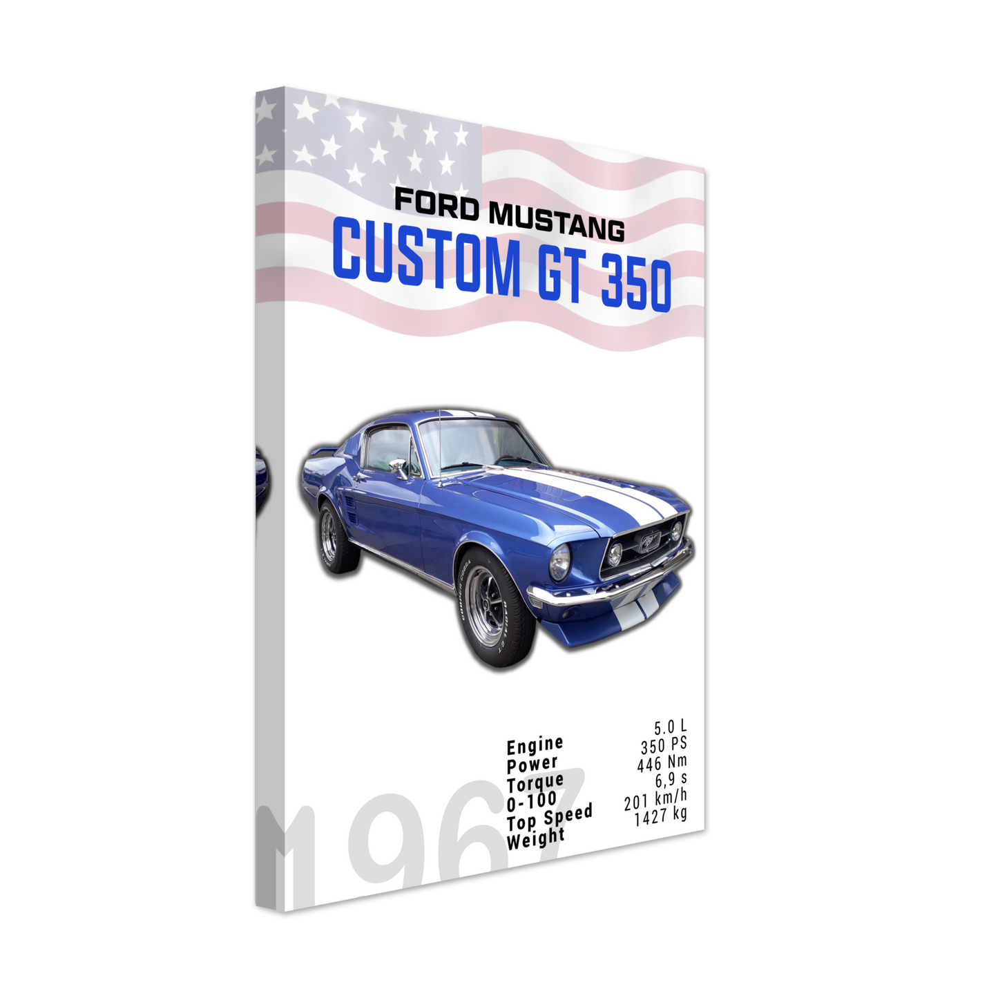 Ford Mustang 1967 Custom GT350 (MUSTANG02)