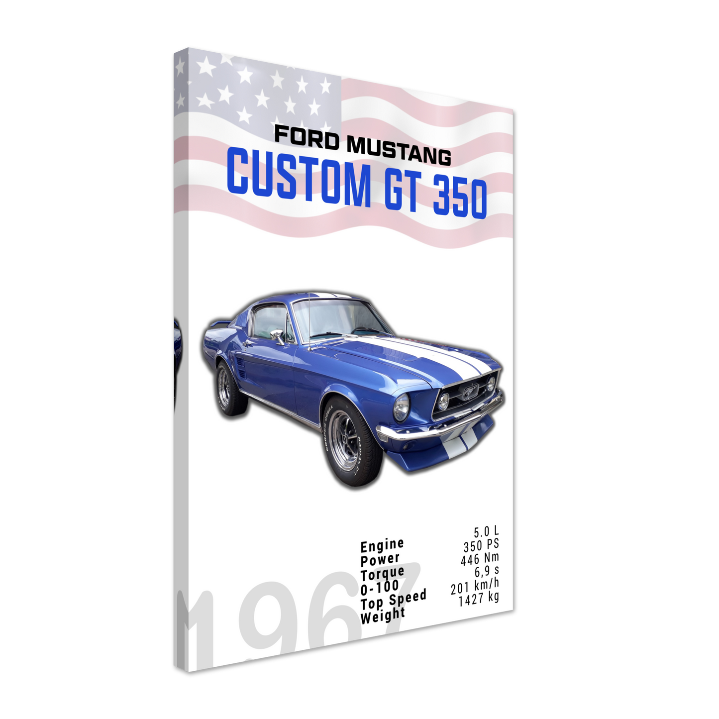 Ford Mustang 1967 Custom GT350 (MUSTANG02)