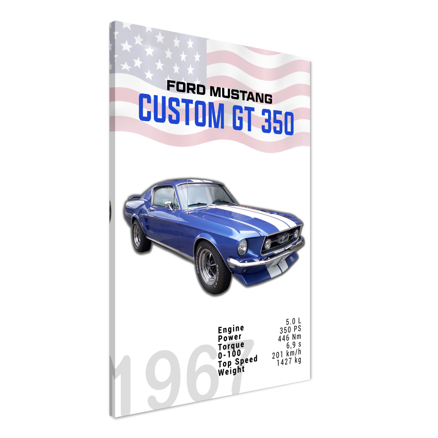 Ford Mustang 1967 Custom GT350 (MUSTANG02)