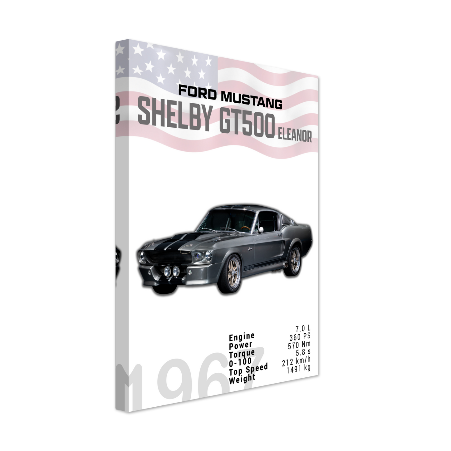Ford Mustang 1967 Shelby GT500 Eleanor (MUSTANG01)