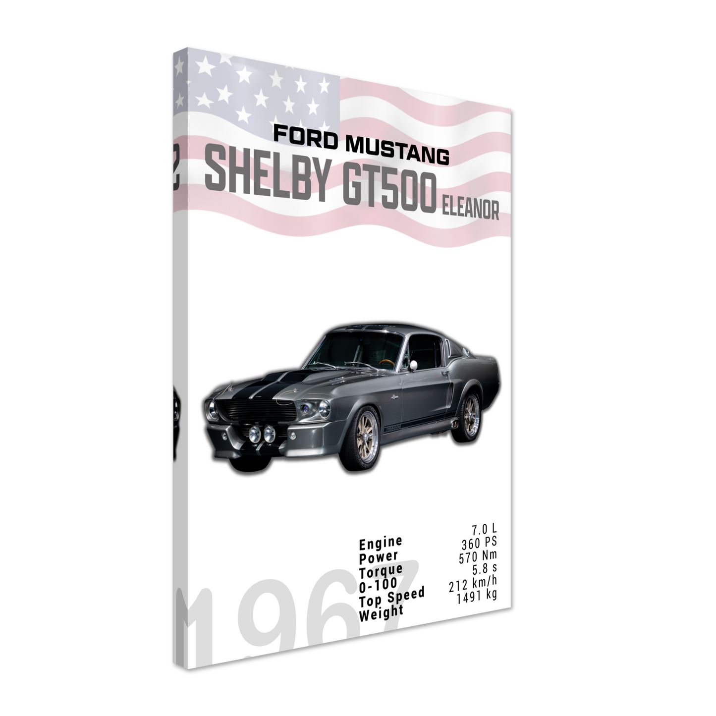 Ford Mustang 1967 Shelby GT500 Eleanor (MUSTANG01)