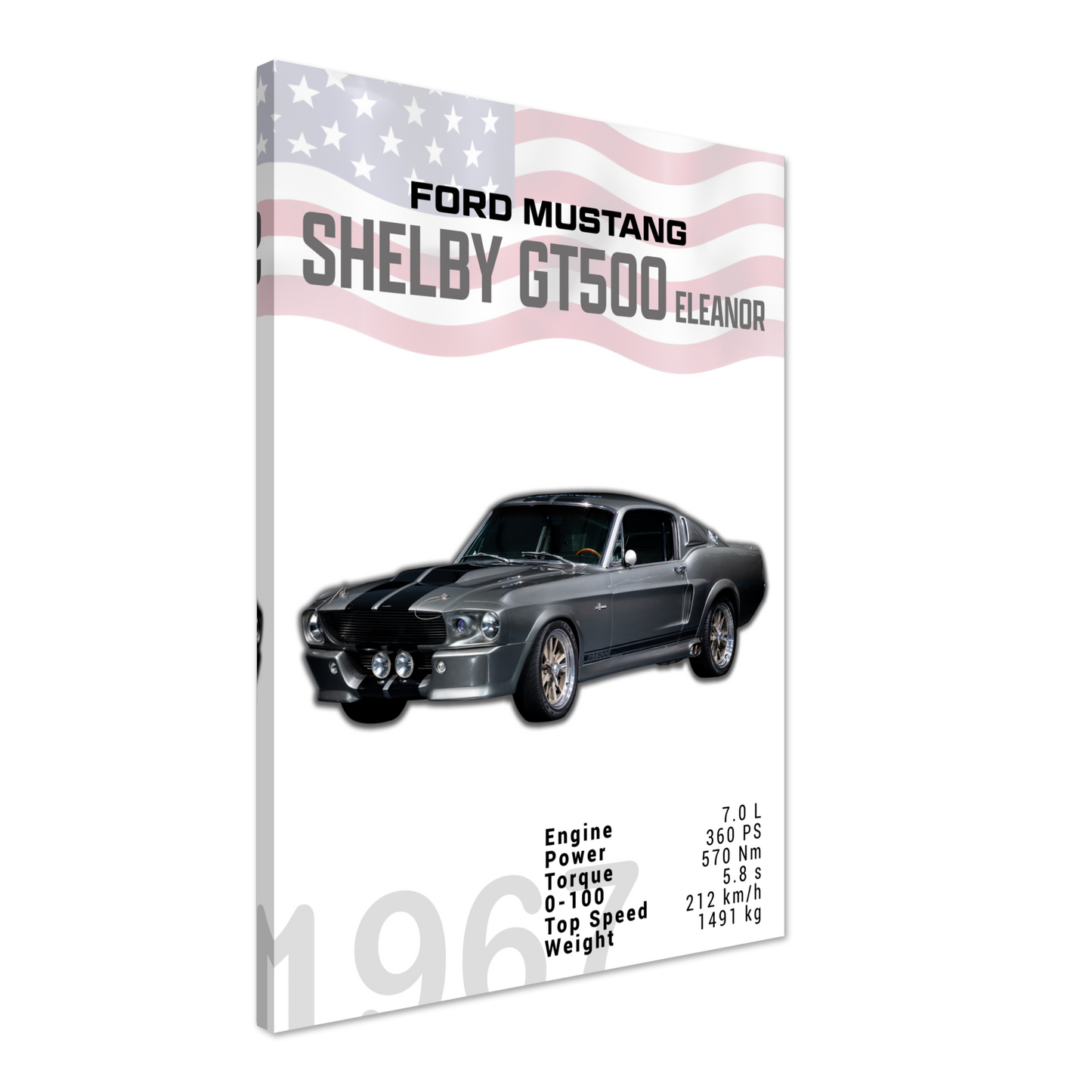 Ford Mustang 1967 Shelby GT500 Eleanor (MUSTANG01)