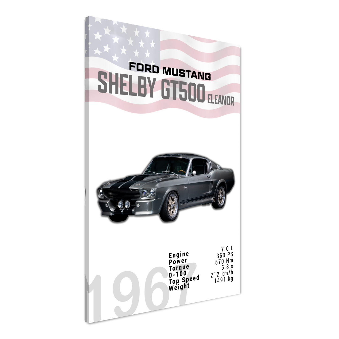 Ford Mustang 1967 Shelby GT500 Eleanor (MUSTANG01)