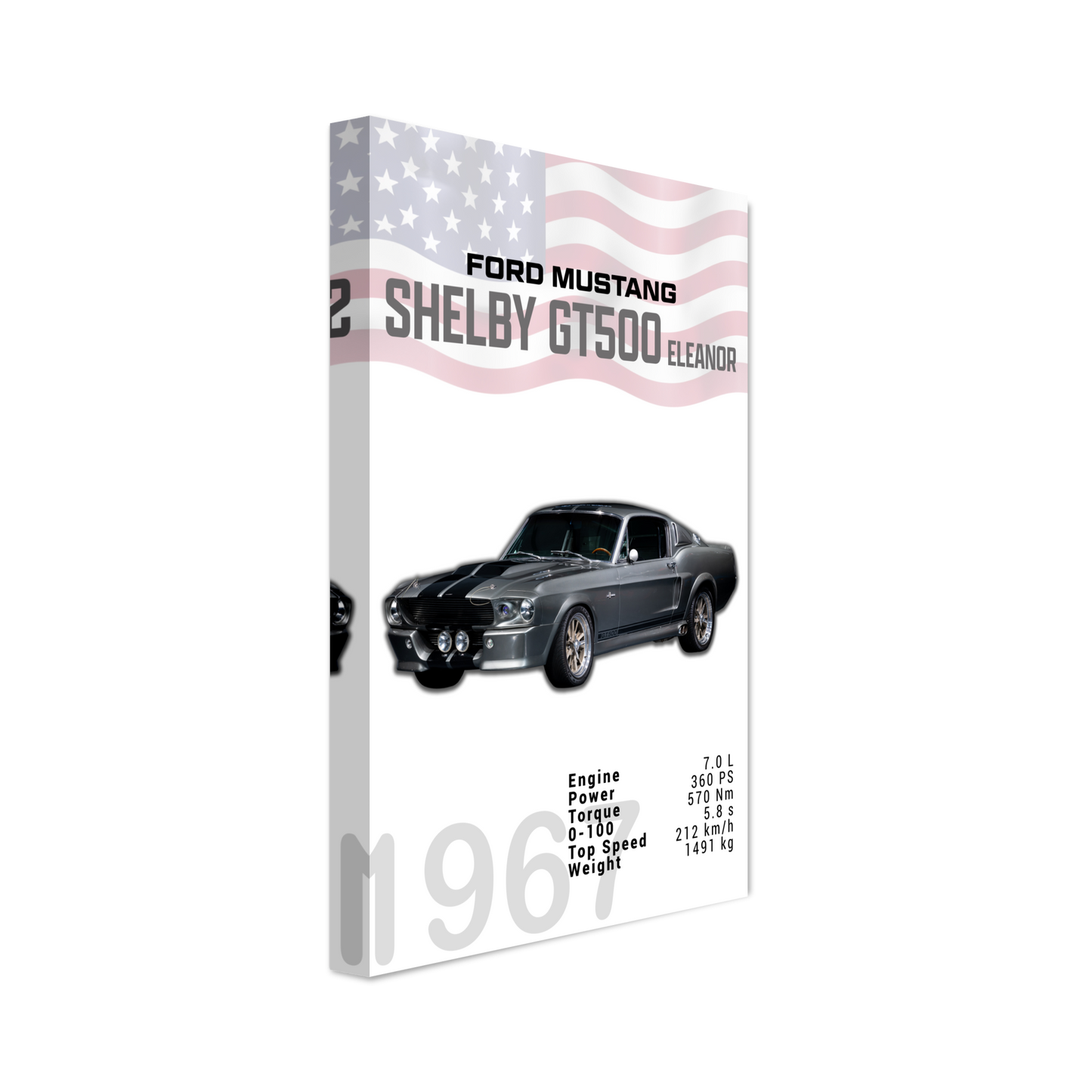 Ford Mustang 1967 Shelby GT500 Eleanor (MUSTANG01)