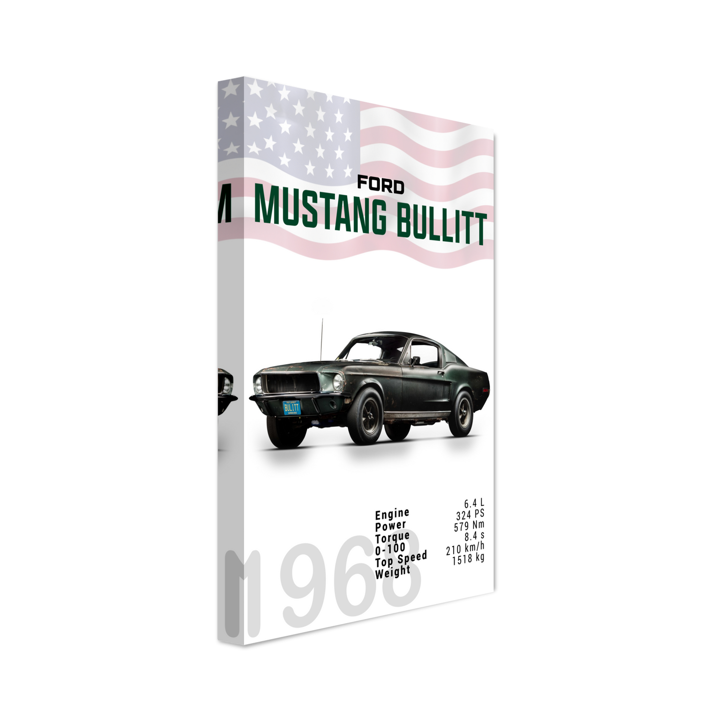 Ford Mustang 1968 Bullitt Fastback (MUSTANG12)