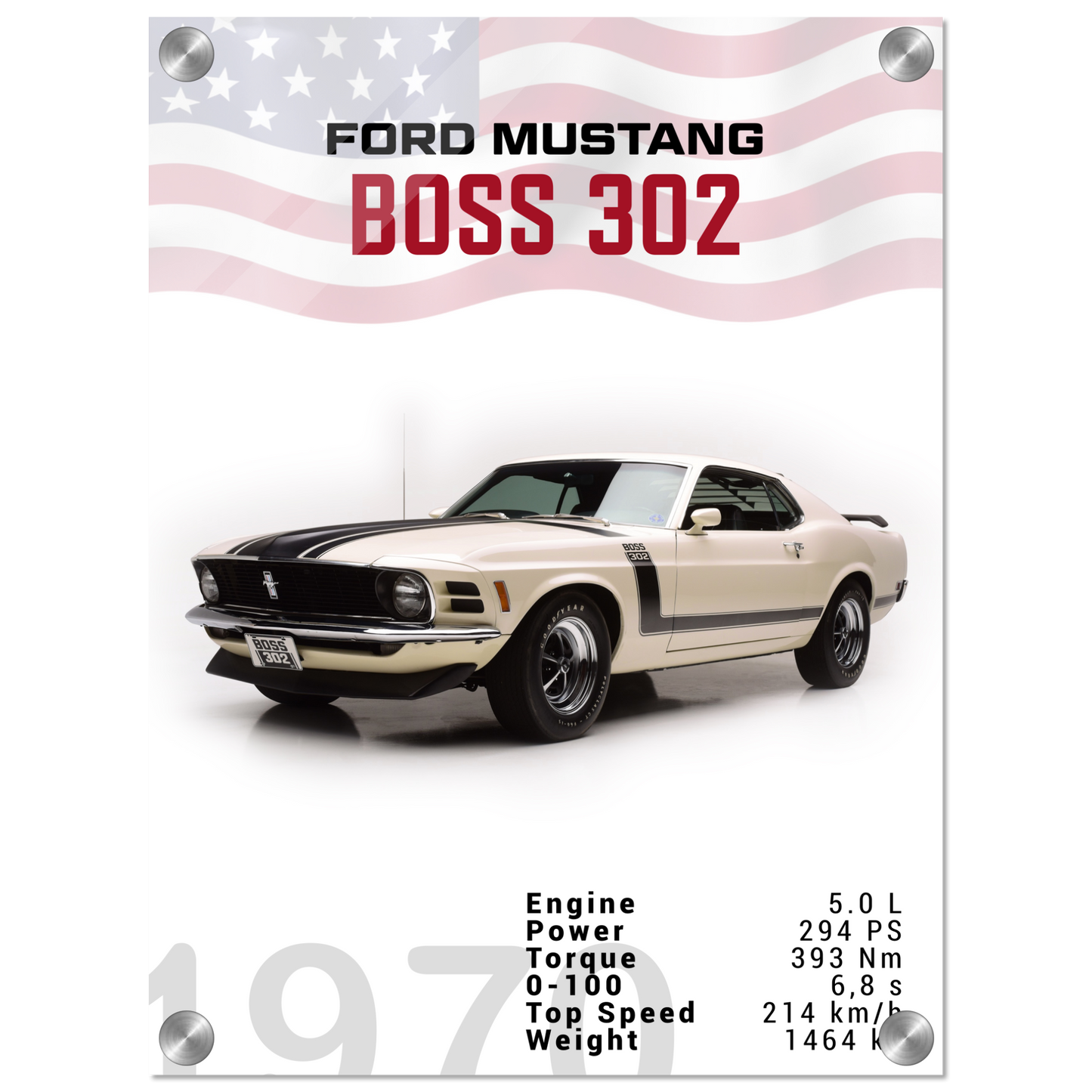 Ford Mustang 1970 Boss 302 (MUSTANG16)