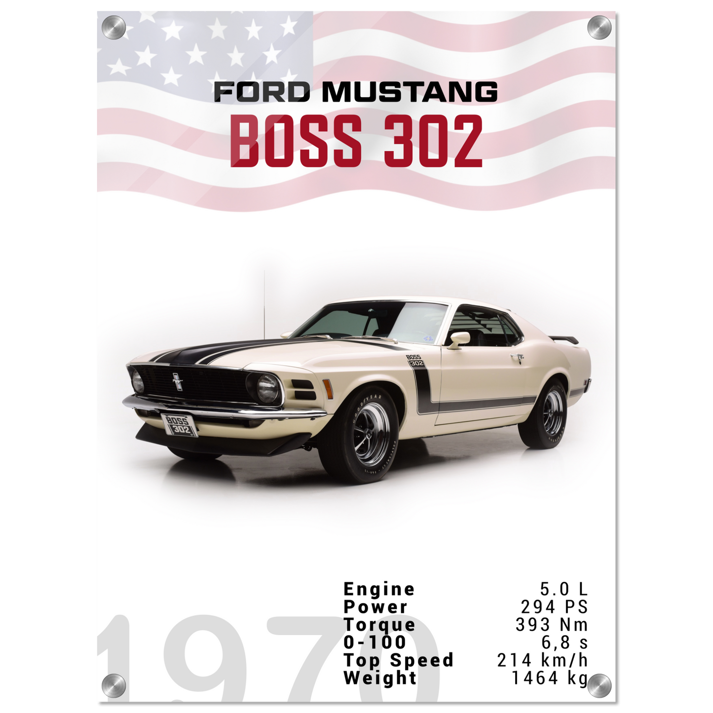 Ford Mustang 1970 Boss 302 (MUSTANG16)