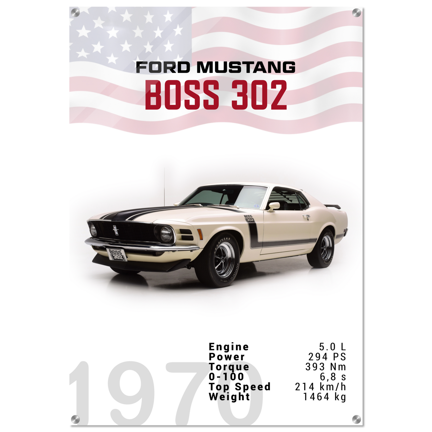 Ford Mustang 1970 Boss 302 (MUSTANG16)