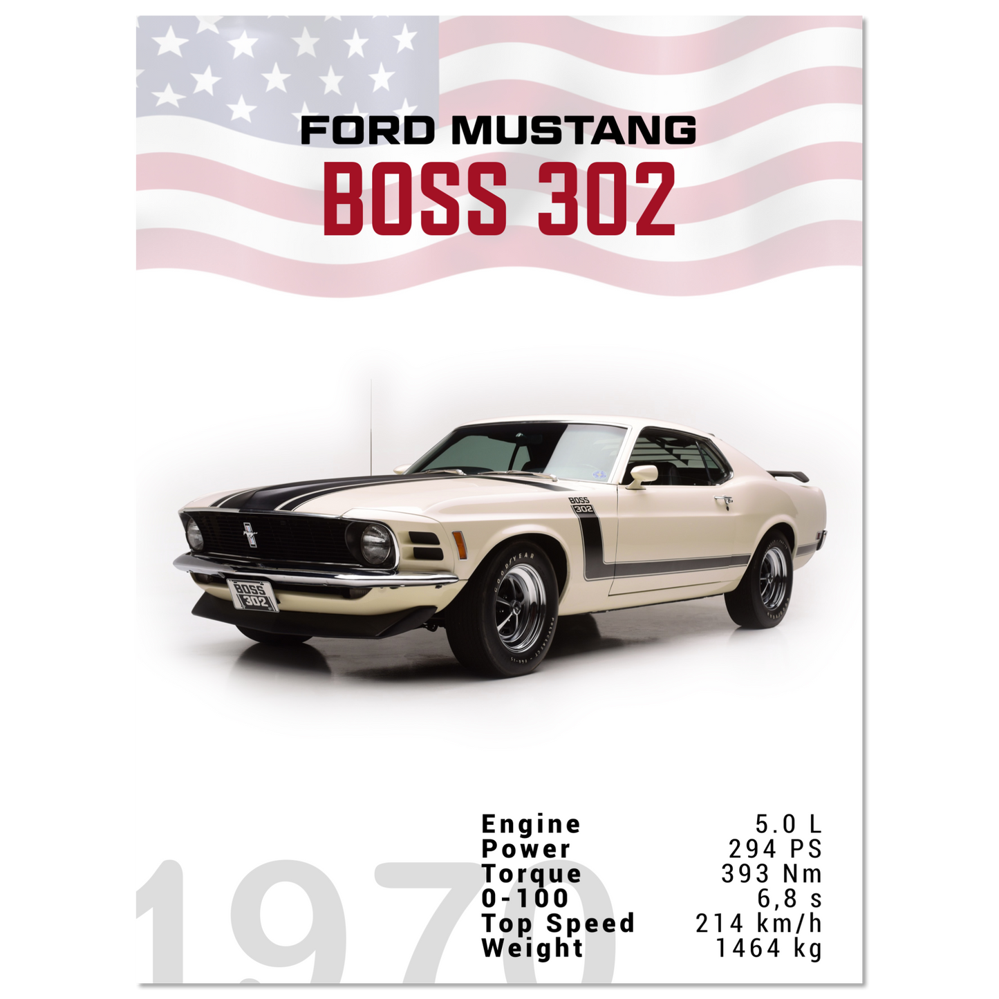 Ford Mustang 1970 Boss 302 (MUSTANG16)