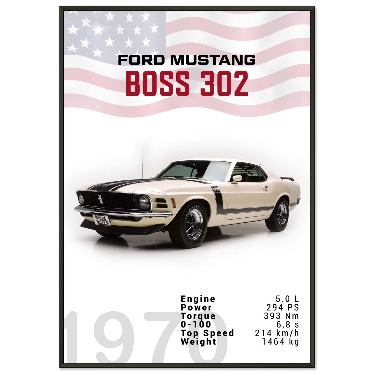 Ford Mustang 1970 Boss 302 (MUSTANG16)